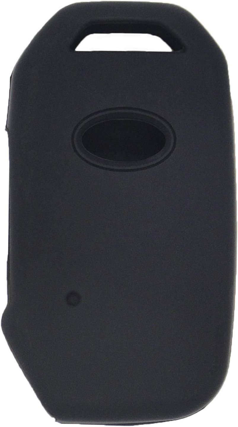 2 Pack Soft Silicone Rubber Remote Key Fob Cover Case Protector Holder Jacket for 2019 2020 2021 Kia Telluride Seltos Soul Forte GT EX Sportage Sorento Cerato NIRO, Black - Black Purple image number 3