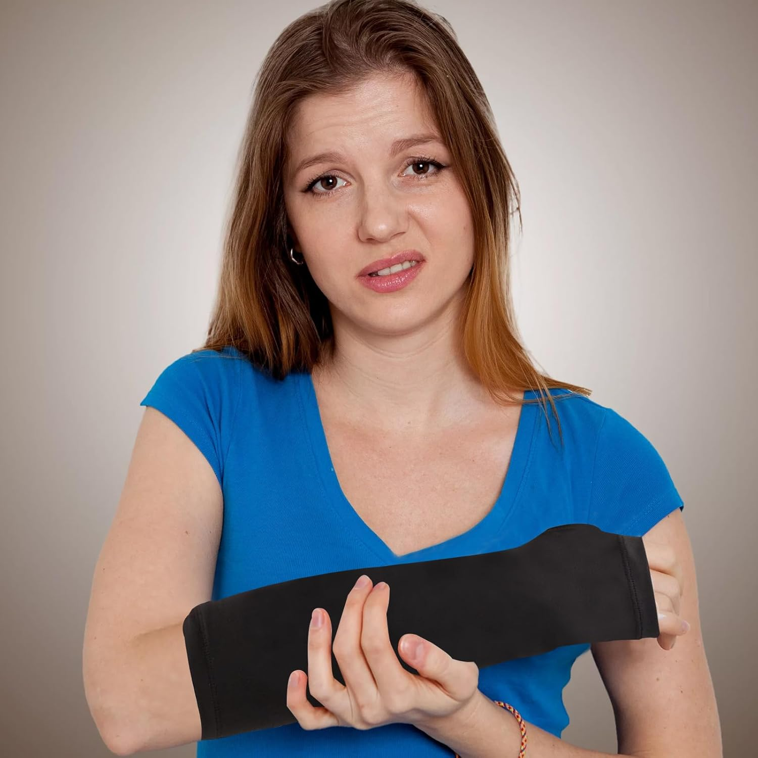 4 Pack Arm Cast Cover Elastic Short Cast Covers Protector Arm Sling Sleeve Cast Decorations for Arm Bath Shower Cast Wound Covers Removable Washable Cover 11 Inch Length X 9-11 Inch Circumference image number 2