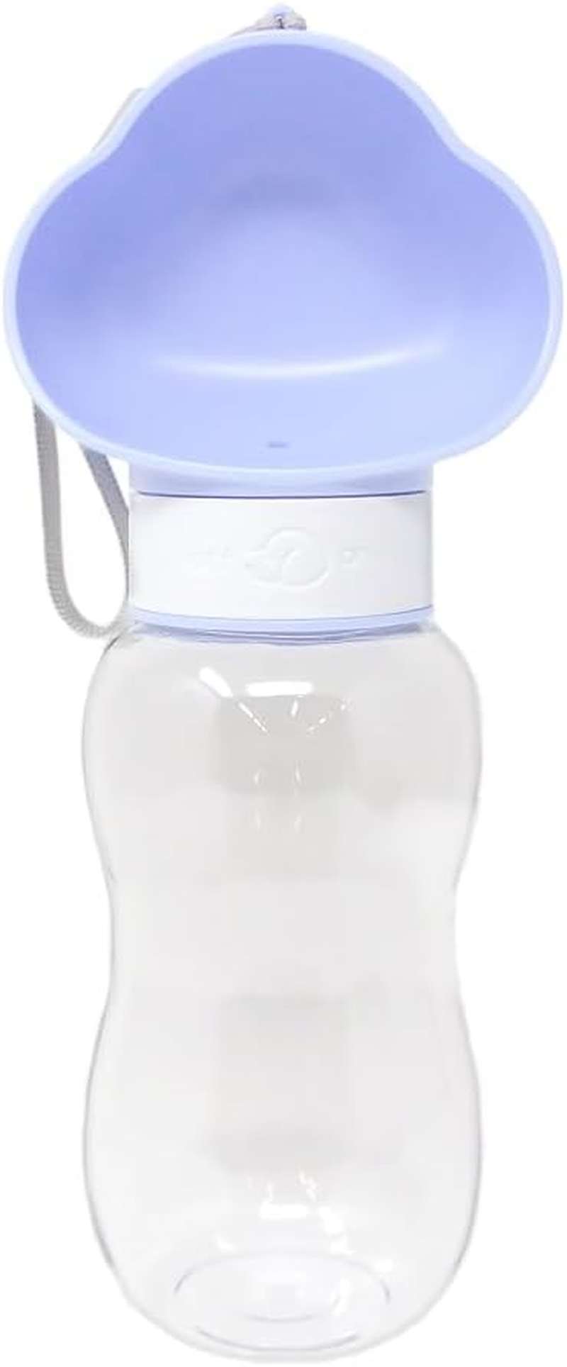 Milasic TN-PETWB-LC-600 Portable Water Bottle for Dogs, 20.3 Fl Oz (600 Ml), Locking Type, Large Capacity, Plastic Water Bottle with Tray, Leak Proof, Strap Included, for Walks, Travel image number 3