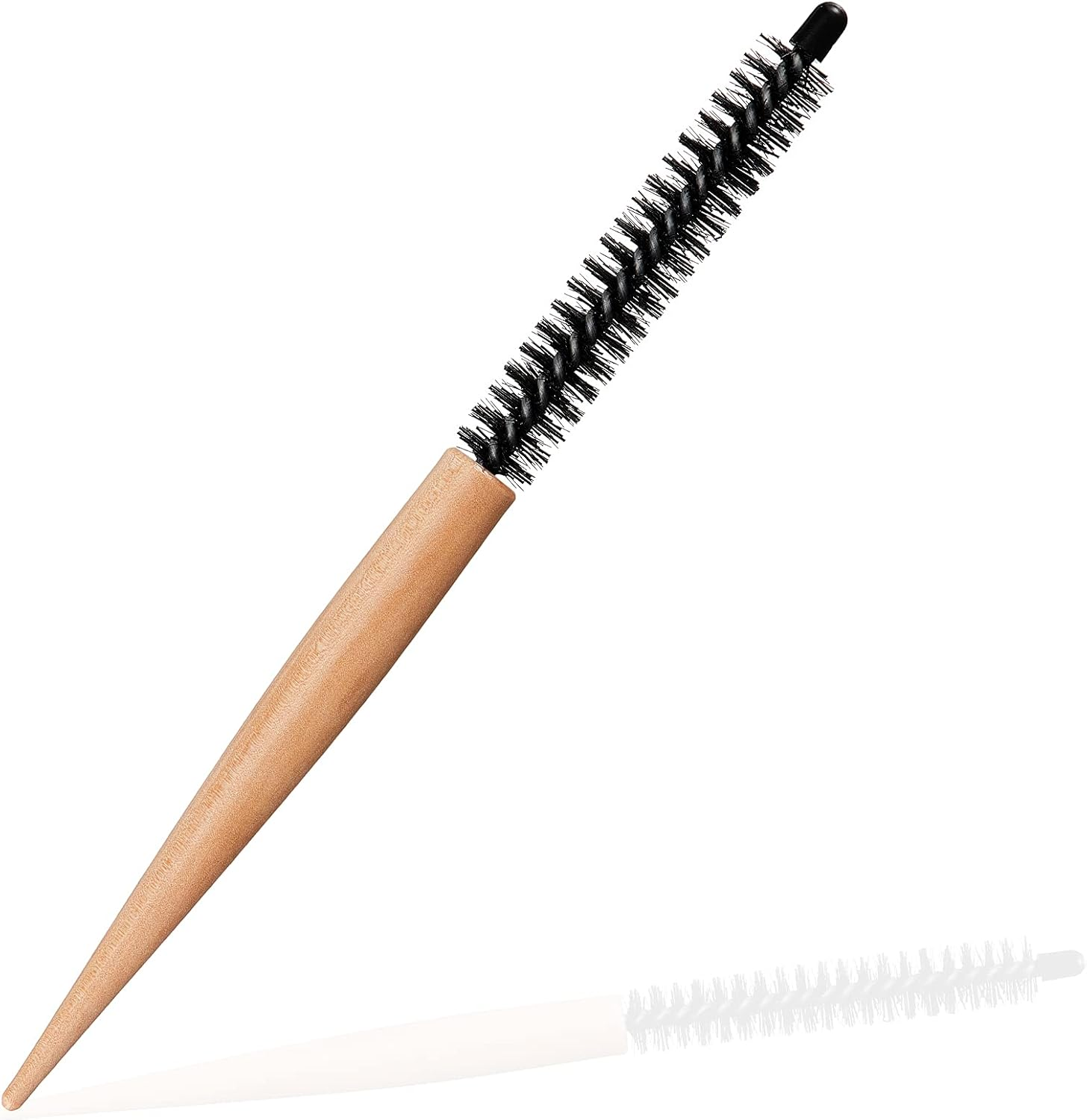 Mini Roller Quiff Brush for Hair Styling - round Comb for Thin Short Hair, Bangs, Beard Lifting and Curling(10 Inch) image number 2