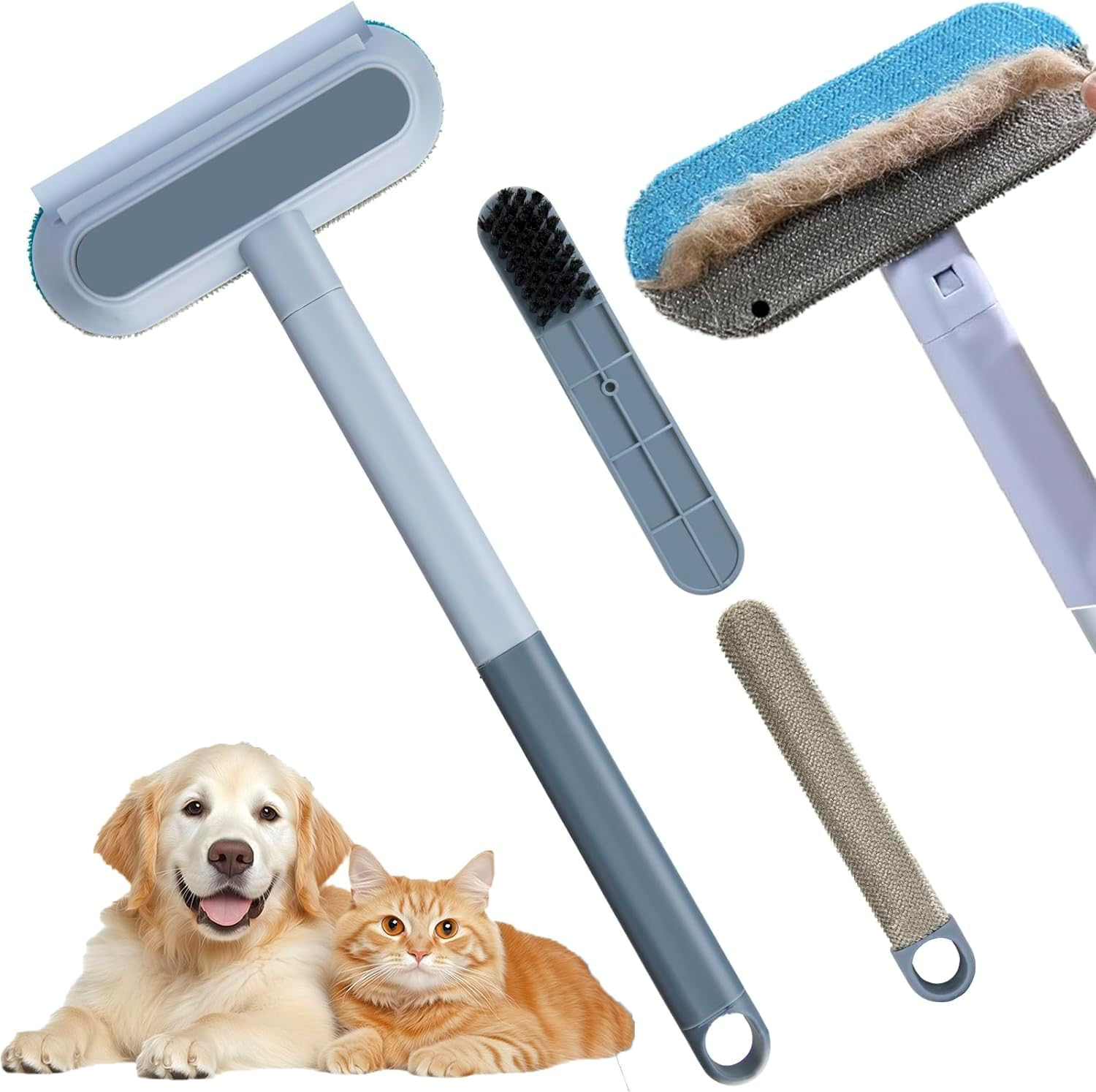 Reusable Pet Hair Remover for Dogs & Cats, Washable Lint Cleaner for Furniture, Couch, Carpet, Car Seat, Clothing, Bedding image number 2