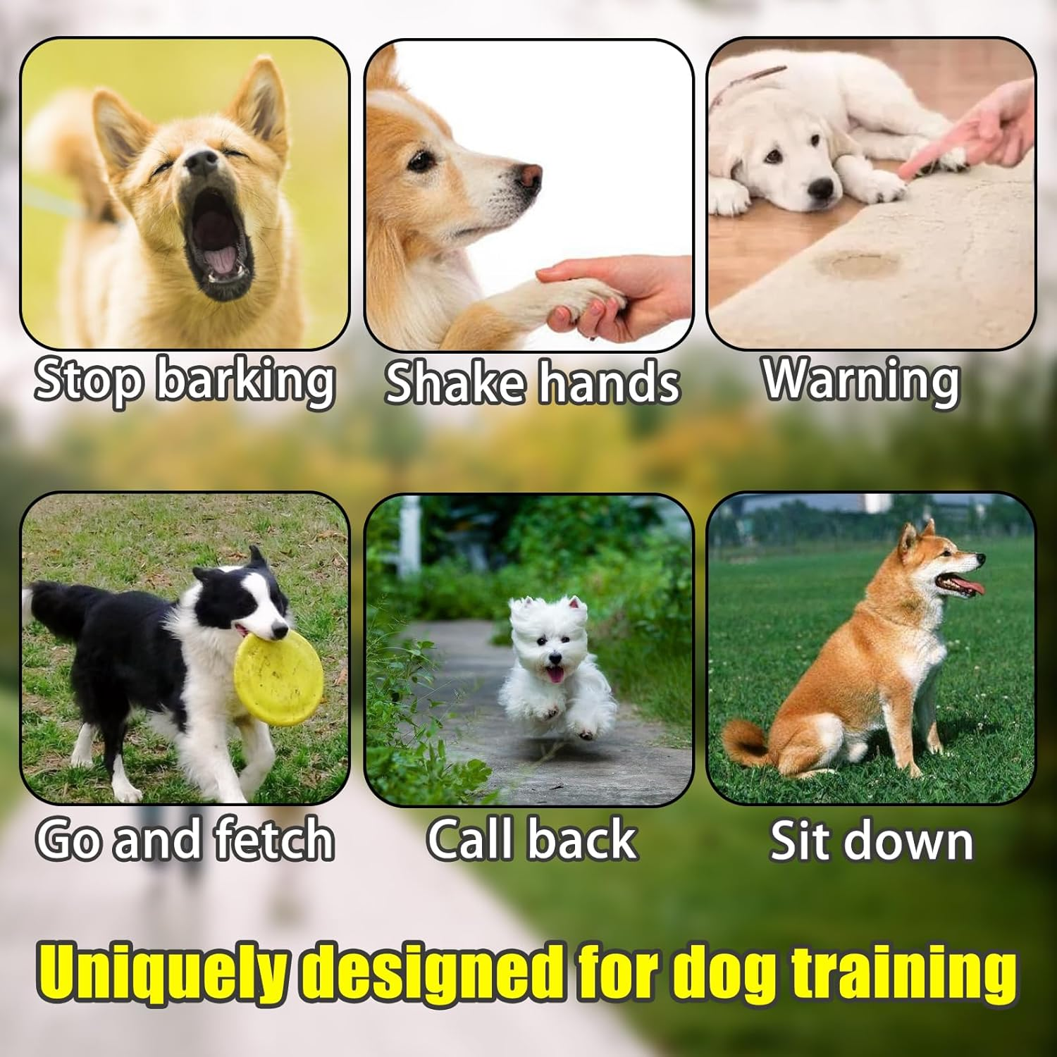 VPB Dog Whistles Set,2 in 1 Combined Dog Clicker and Whistle,Dog Whistles for Recall and Dog Training Whistle,With Adjustable Lanyard,Suitable for Dogs and Puppie image number 6