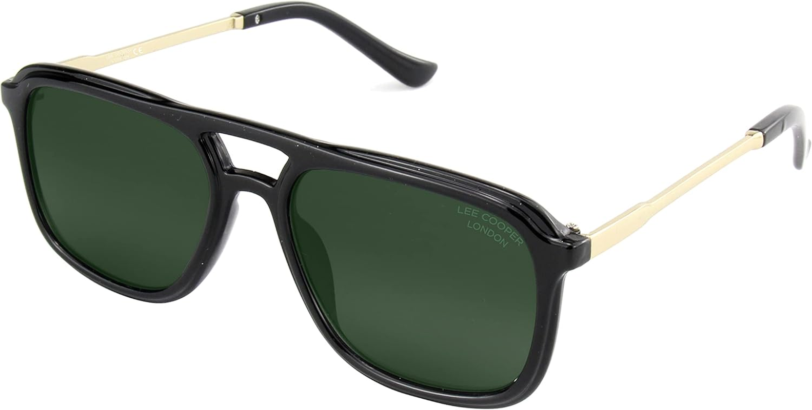 Lee Cooper Mens Polarized Square Sunglasses Lightweight 100% UV Blocking Fashion Shades