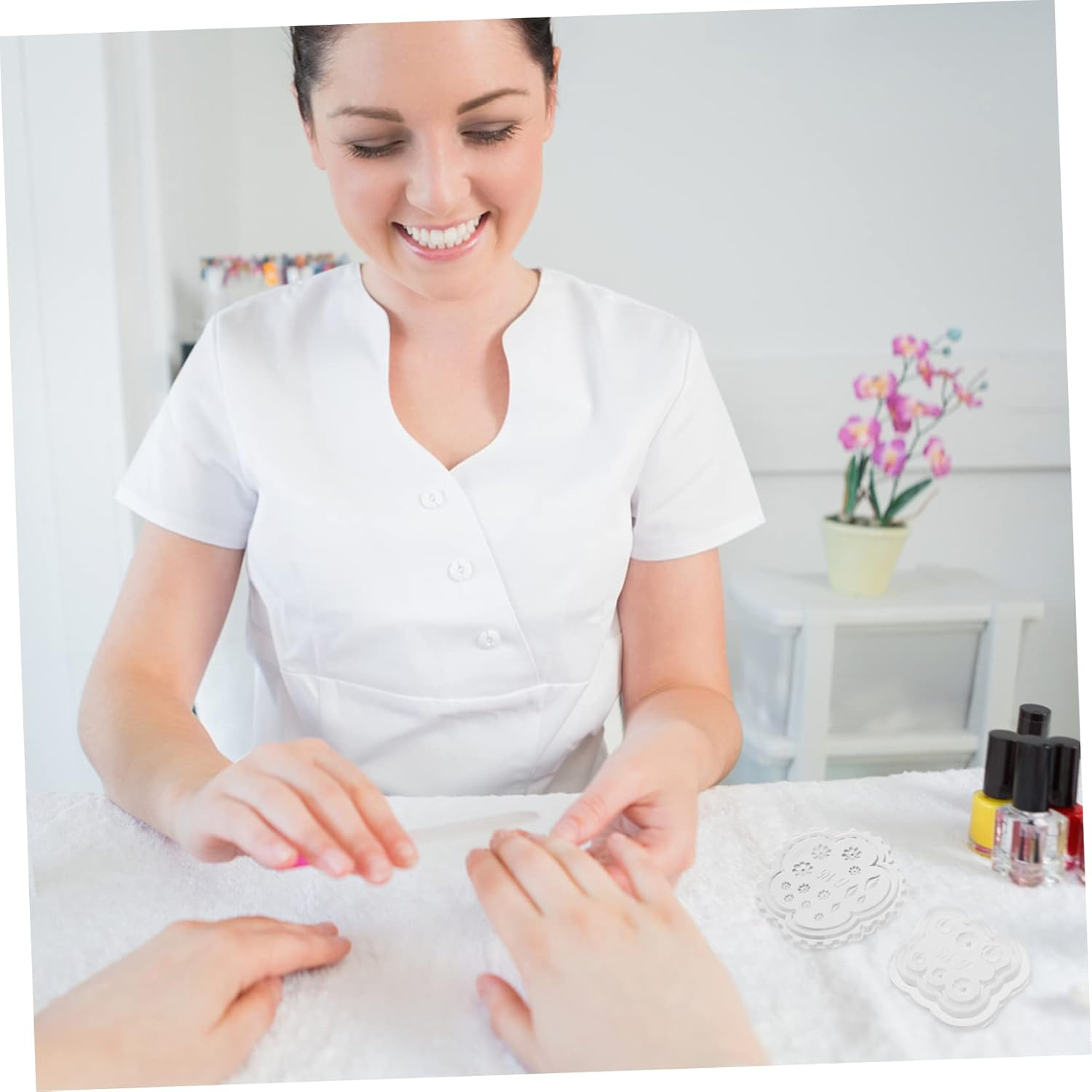 BESPORTBLE 5Pcs Nail Art Molds Nail Decor Shell Molds Silicone Craft DIY Manicure image number 3