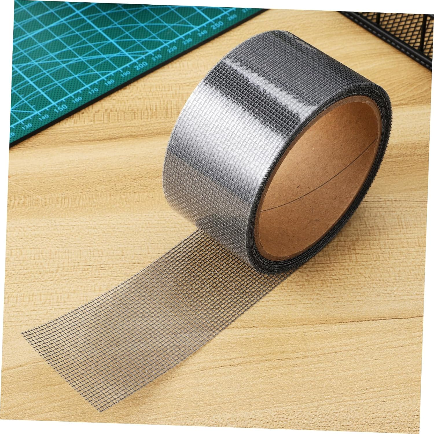 Window Screen Repair Tape Mesh Tape for Screen Mesh Repair Mosquito Insect Net Grey 5Cm X 5M Roll image number 2