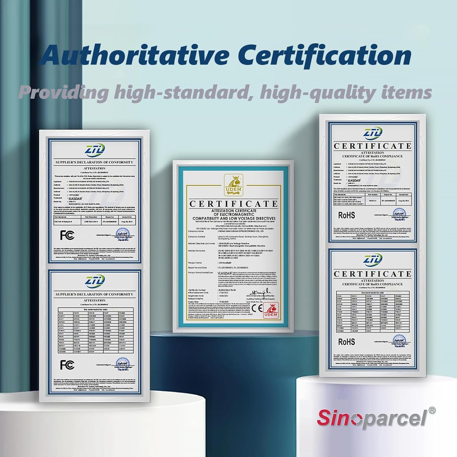 Sinoparcel H11 LED Headlight Bulb Low Beam, H11/H8 Fog Light Bubs or DRL or H9 High Beam, 20000Lm/Set 6500K White with Cooling Fan, Super Bright Conversion Kit, Pack of 2 image number 5