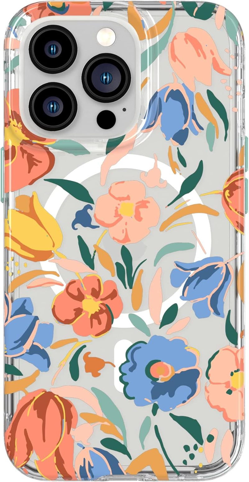Tech21 Evo Art Iphone 13 Pro Floral Bouquet &ndash; Magsafe Integrated Protective Phone Case with 12Ft Multi-Drop Protection