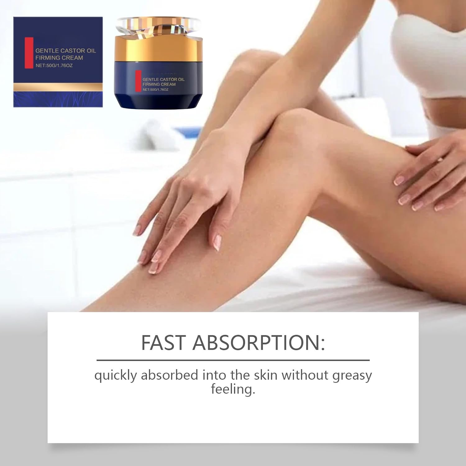 Qingling Anti-Wrinkle Cream, Instant Face Lift with Retinol, Collagen and Castor Oil, anti Aging Face Moisturizer, Skin Tightening Wrinkle Removal for Face Neck Eye (4Pcs) - 1Pcs image number 4