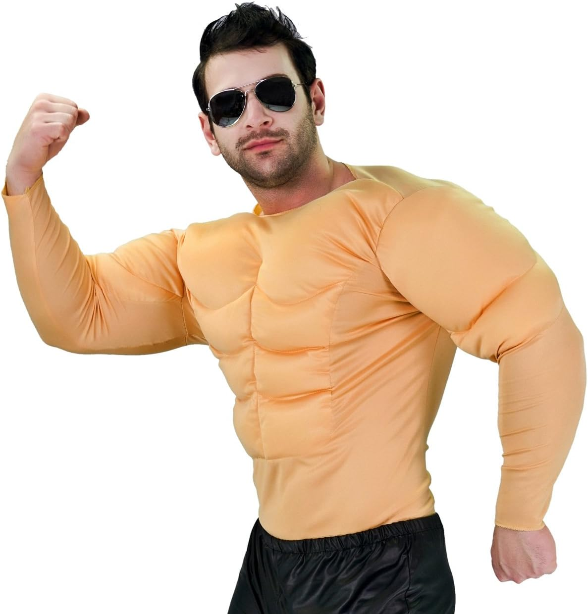 Kalcykizz Flatwhite Man'S Muscle Suit Costumes,Yellow,One Size image number 1