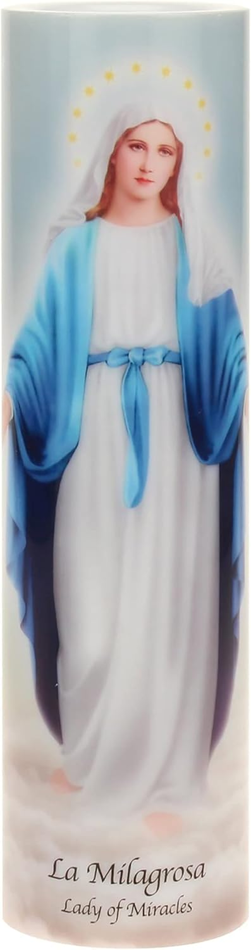 Stonebriar Lady of Miracles Flameless LED Devotional