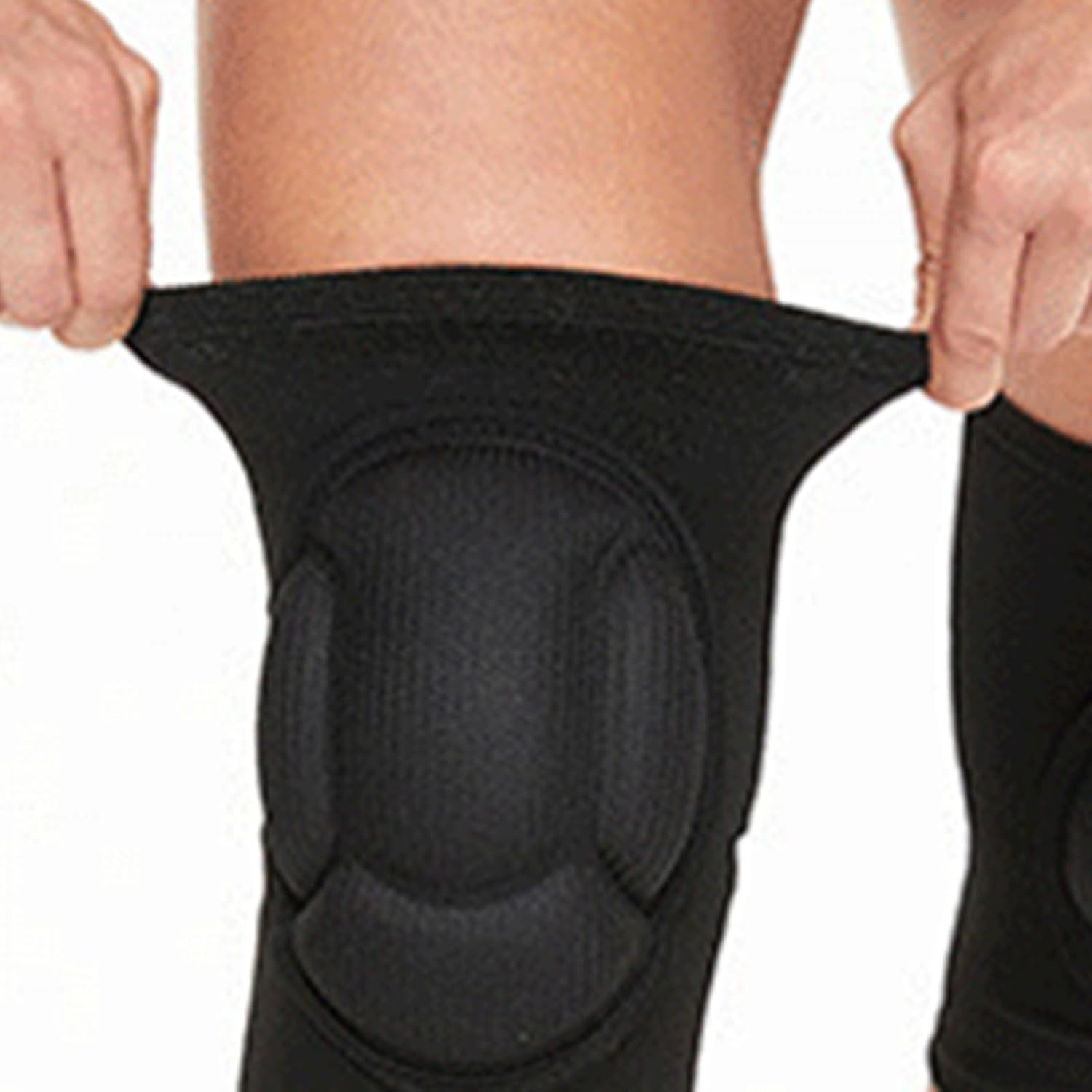 Protective Knee Pads - Thick Sponge Anti-Slip Knee Support with Collision Avoidance, Wellness Knee Brace for Men & Women (Medium) image number 4