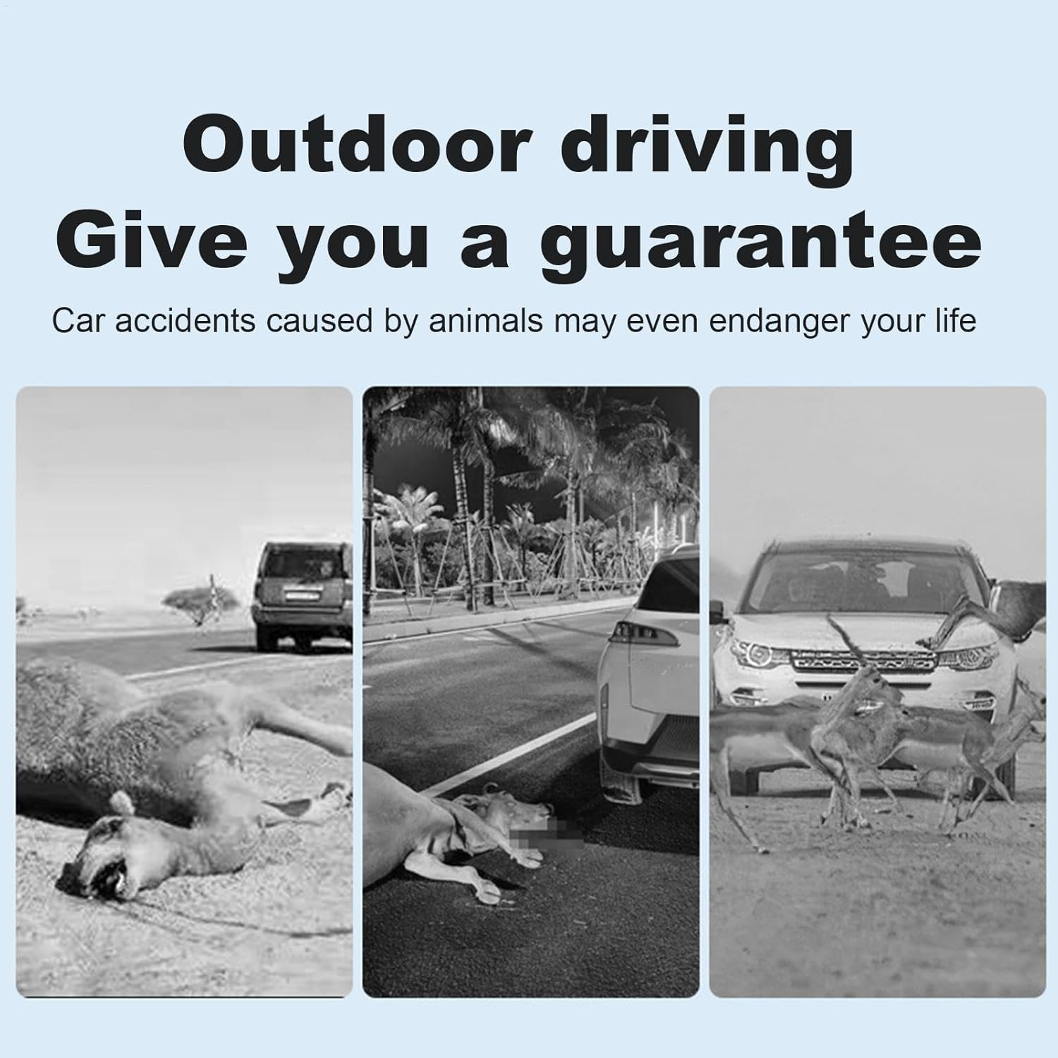 Ultrasonic Animal Repeller,Ultrasonic Wind-Driven Car Animal Repeller - Security Equipment, Automotive Safety Accessory for Home Users, Business Users image number 3