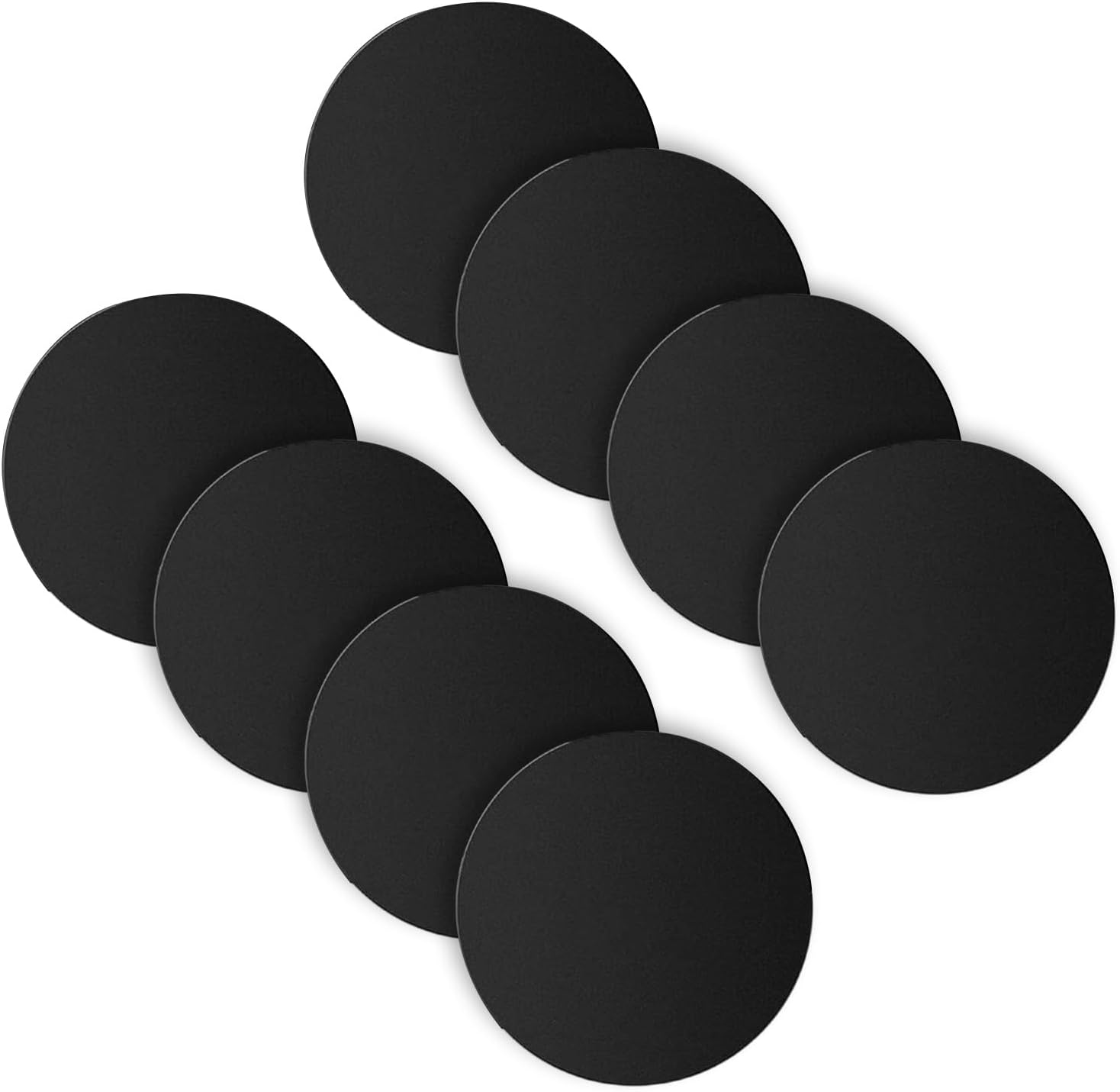 Phone Magnet Sticker, Phone Magnet - [8 Pack] Magnetic Car Mount Holder Metal Plates, 45Mm round Black Universal Replacement Mount Metal Plate Kit with Adhesive for Magnetic Car image number 3
