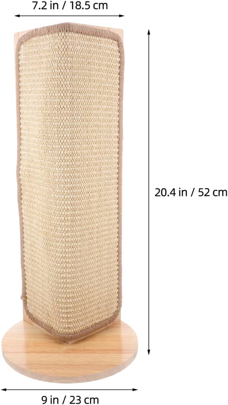 Kisangel Cat Scratching Post, Natural Sisal Scratcher Corner, Sofa Guard Furniture Protector Pad for Minimalist Design image number 1