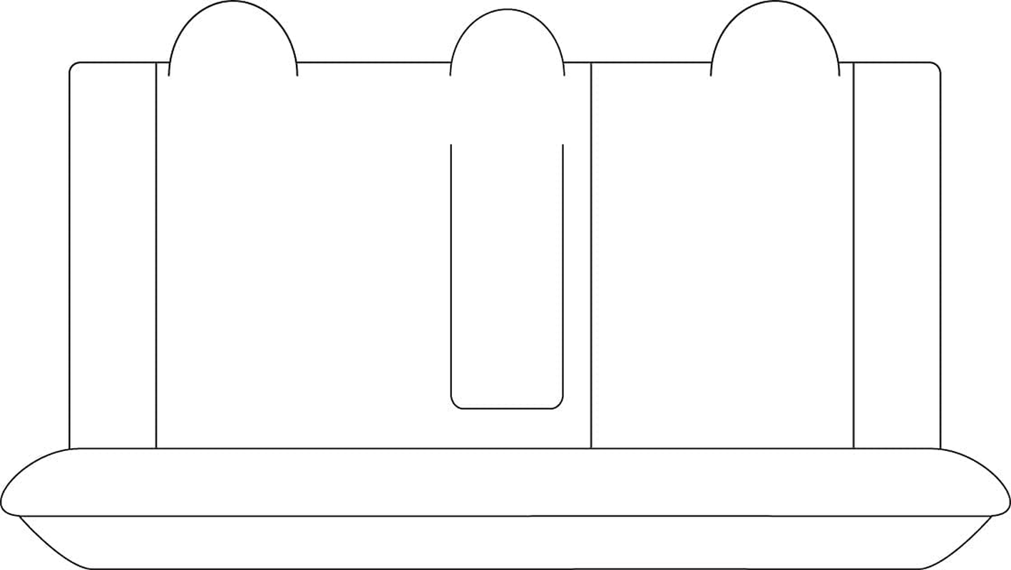 For Toyota Aurion GSV50 2012-2017 Neoprene Rear Seat Cover Waterproof Car Custom image number 3