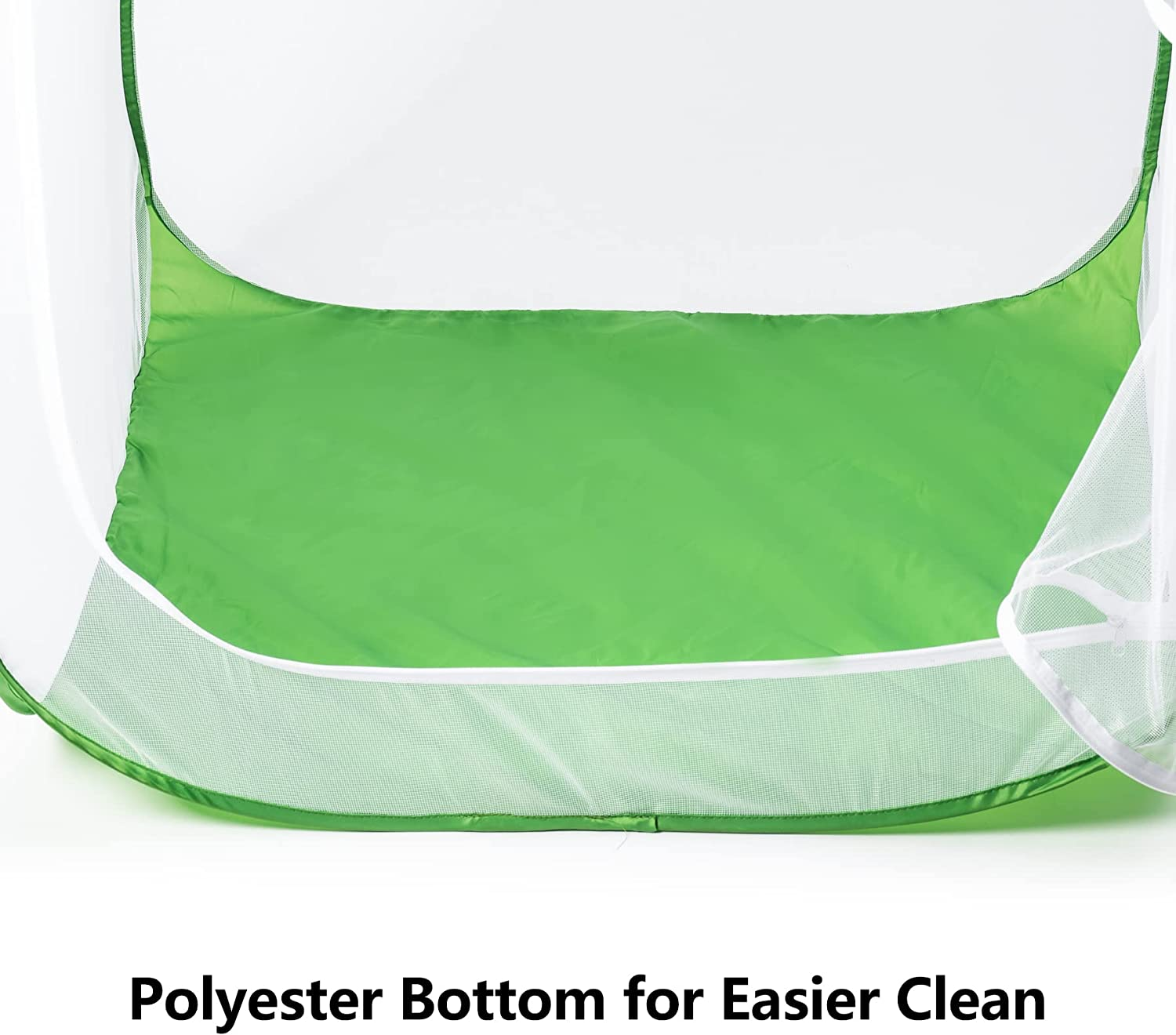 36" Outdoor Mesh Plant Enclosure, Plant Cover for Pests, Bird and Pest Protection Guard for Fruit, Vegetables, Flowers and Herbs Pop-Up Cage 24 X 24 X 36 Inches image number 5