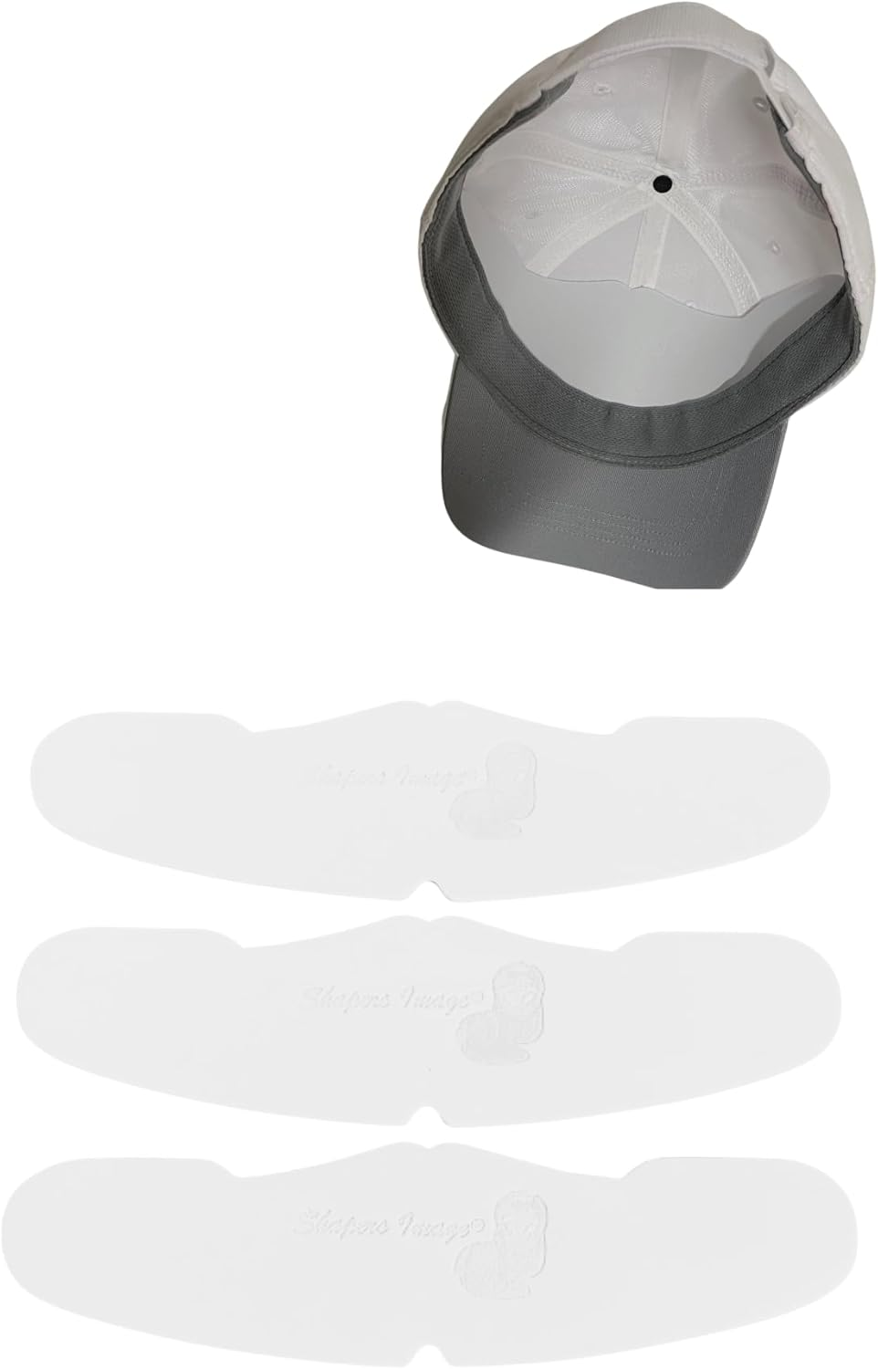 3 Count EVA Foam Baseball Crown Shaper Inserts for Low Profile Fitted, Dad Caps Snapback Hats Washable Reusable Sports Liner
