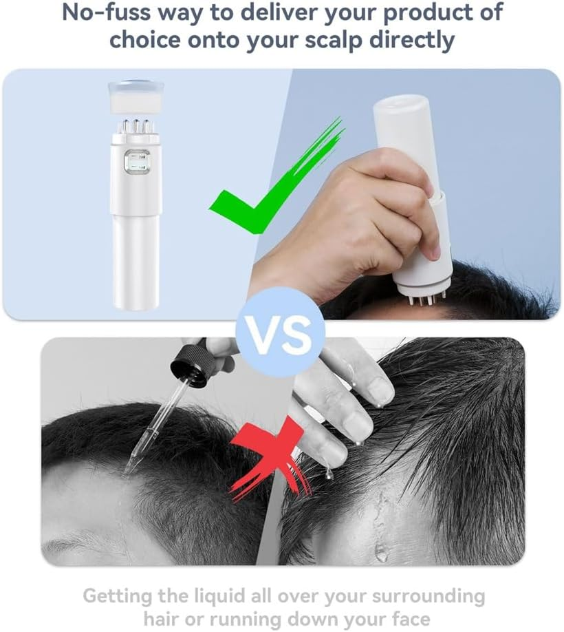 Lyaciomn for Medicine Essential Oil Serum Scalp Oil Applicator Massager for Hair Treatment Growth 1 PCS image number 1