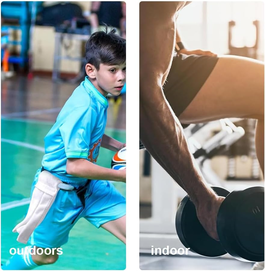 4 Pcs Football Field Towel, Closed Loop Football Accessories Cotton Football Towels Sweat Towels with Hook and Loop Fastener for Stadium, Golf, Gym during Easy to Carry (White) image number 5