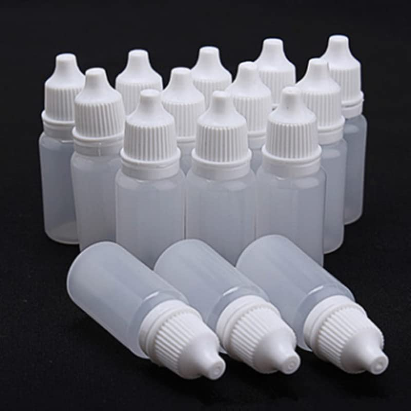Empty Liquid Dropper Bottles Plastic Squeeze Refillable DIY Containers 50PCS (15Ml) image number 1