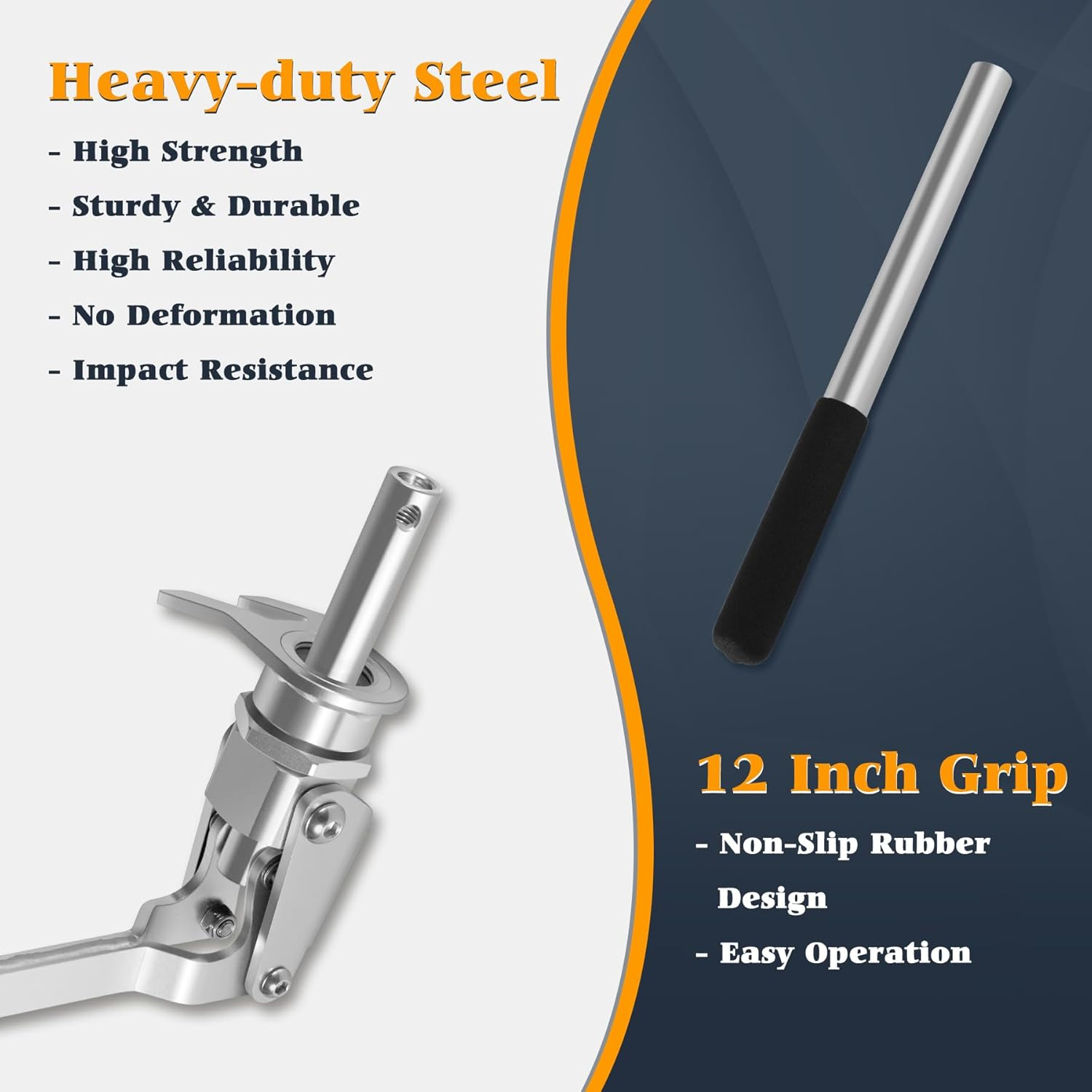 66784 Stud Mount Valve Spring Compressor Tool Valve Spring Removal Installer Tool Compatible with All 3/8 & 7/16 Inch Rocker Studs image number 4