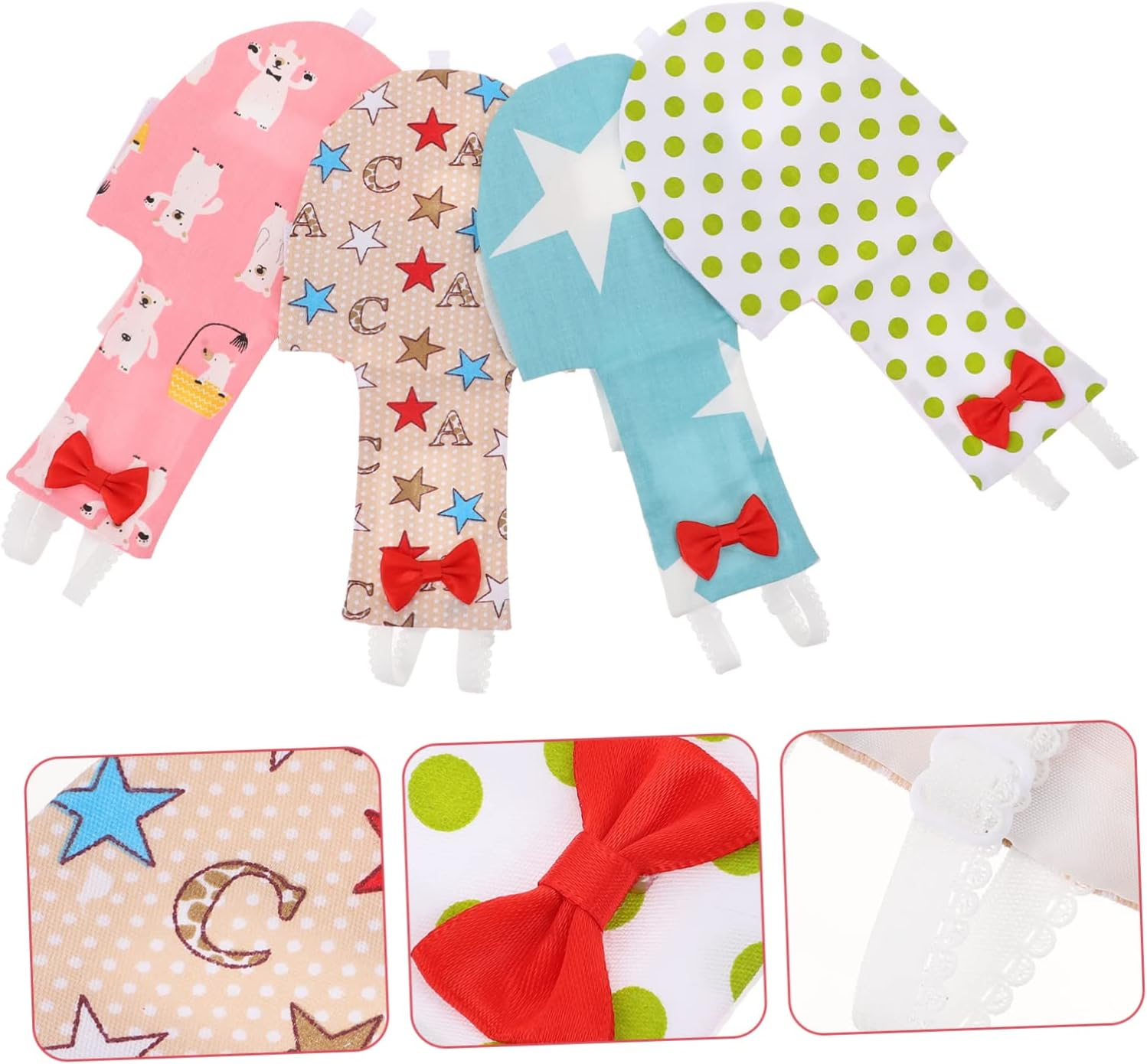 BESPORTBLE 8Pcs Pet Parrot Diaper Breathable Bird Diaper for Birds for Home Outdoor Play image number 4