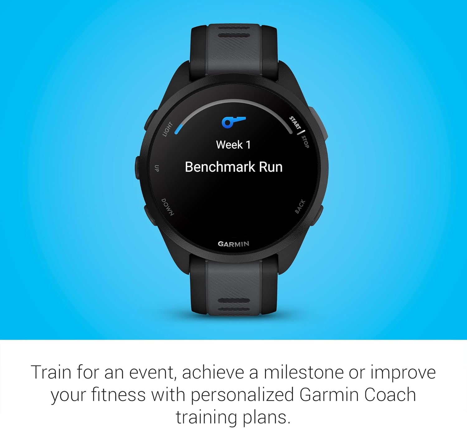 Garmin Forerunner 165 Running Smartwatch, 43 Mm, Music, Streaming App, GPS, Cardio, Vo2Max, Morning Report, HRV Status, Free Plans 5K, 10K, 21K and Marathon, Garminpay (Black) image number 5