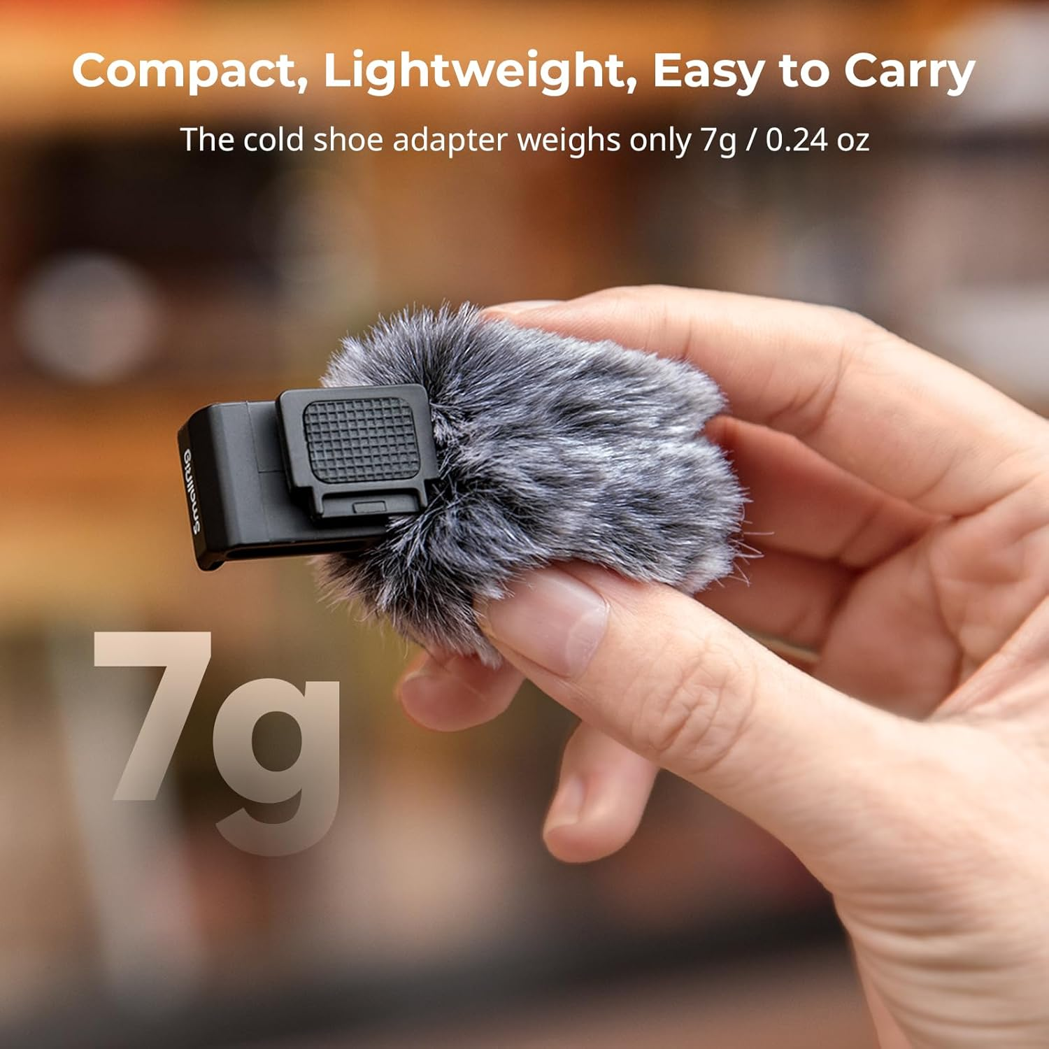 Smallrig Cold Shoe Adapter with Windshield for Sony ZV-1F / ZV-E10 and ZV-1-3526 image number 4