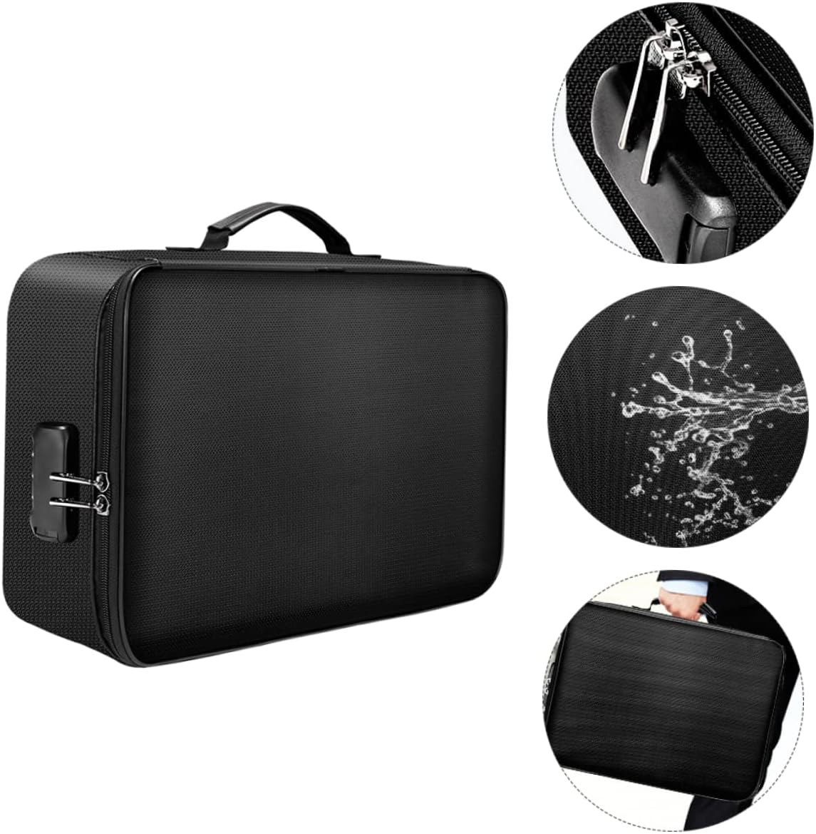 Large Capacity File Bag Fireproof and Document Organizer for Office and Home image number 4