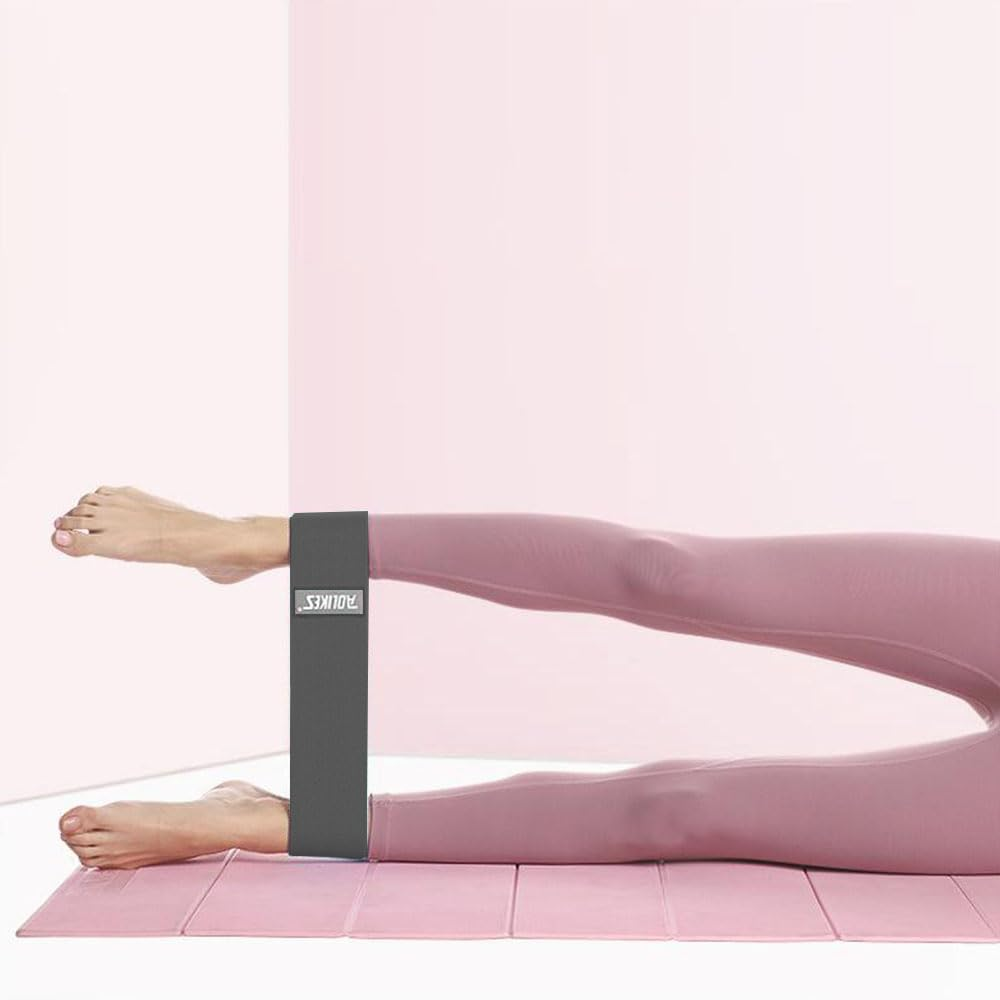 JZS 3 Levels Booty Bands Set, Fabric Resistance Workout Bands Resistance Loop Exercise Bands for Legs Butt at Home Fitness, Yoga, Pilates image number 1