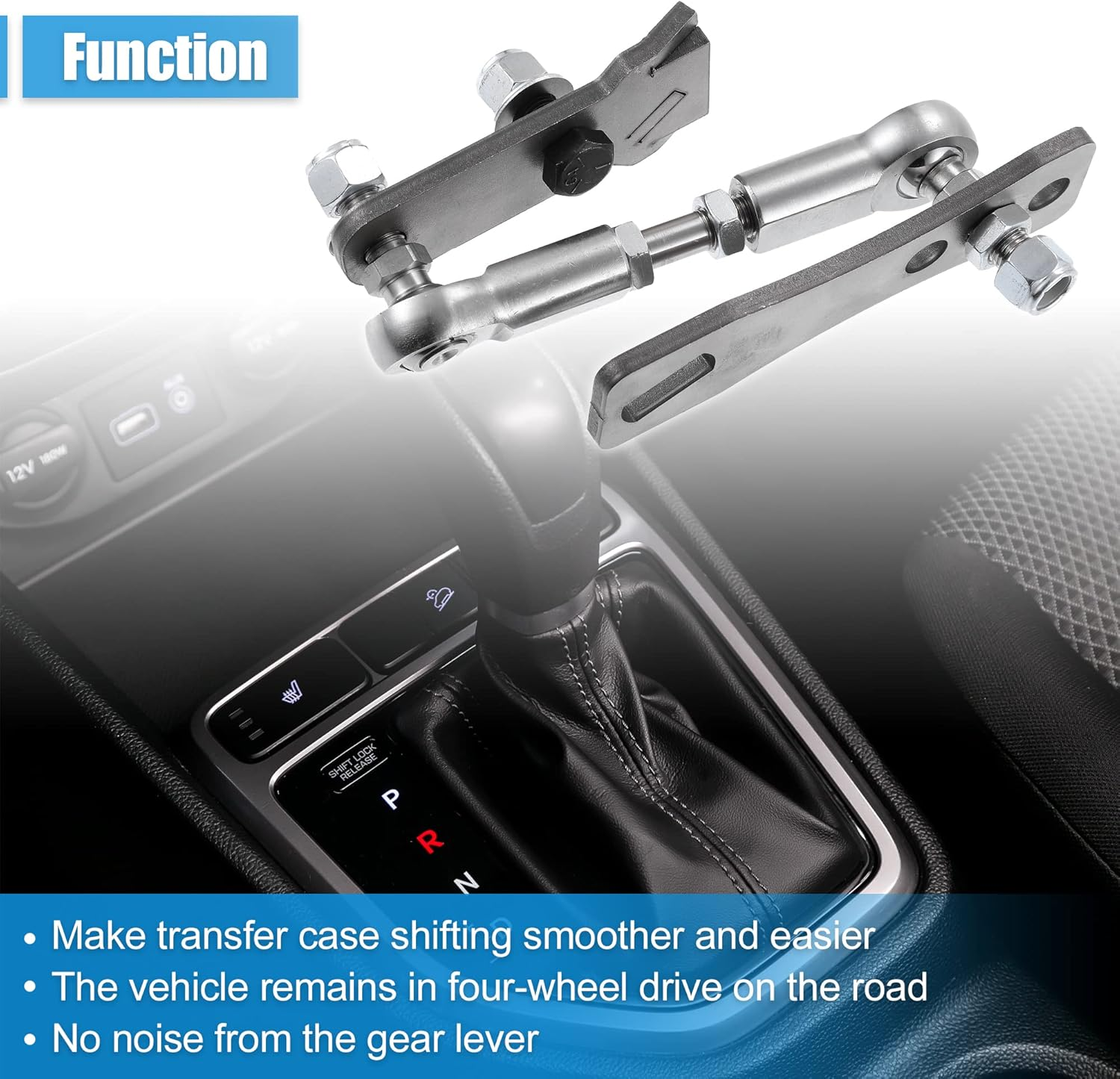 X AUTOHAUX Manual Transfer Case Linkage Kit Replacement for Jeep Cherokee XJ 1986-2001 Transfer Case Shift Linkage