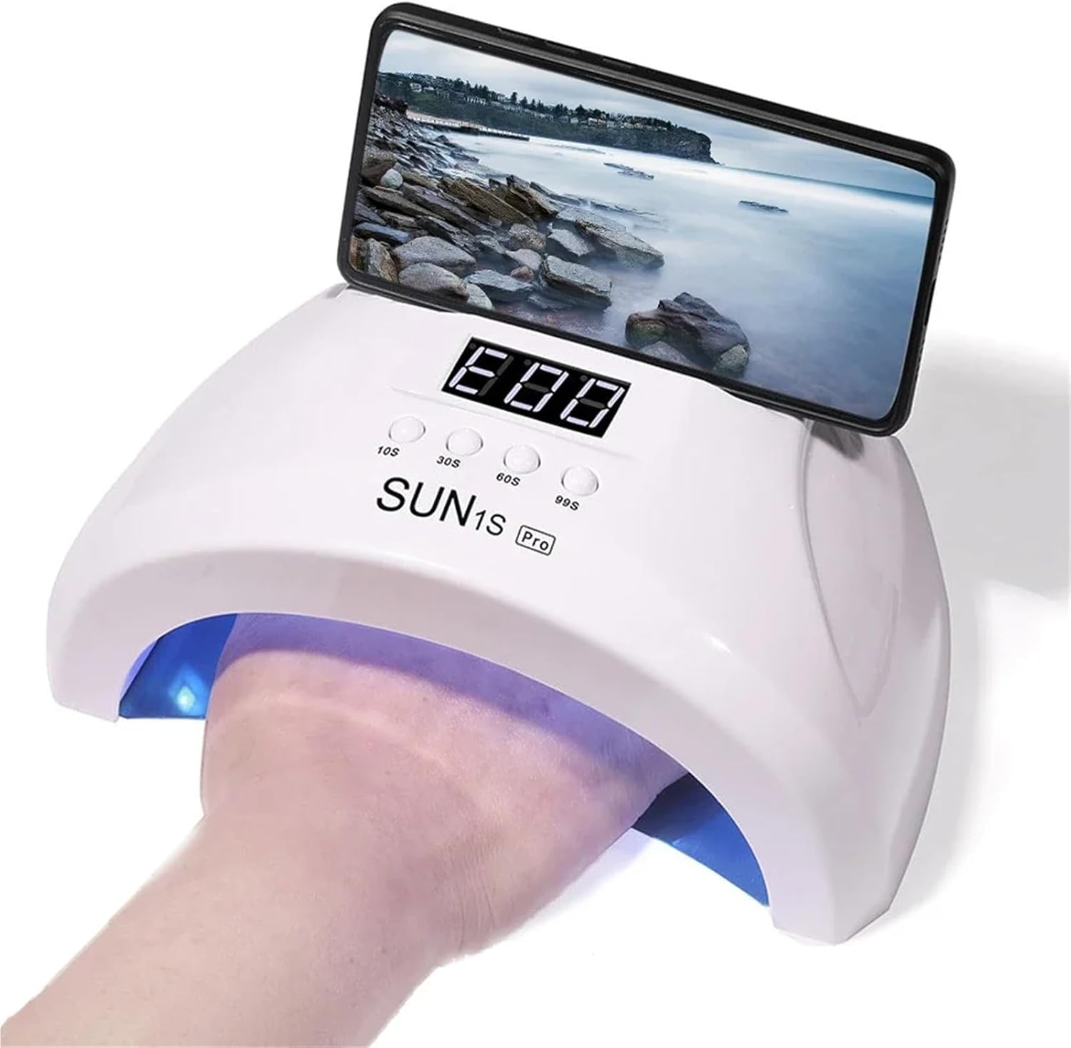 48W UV LED Lamp for Nail 30 Leds with 4 Timer Smart Dryer Art Tools for Home Manicure Salon image number 4