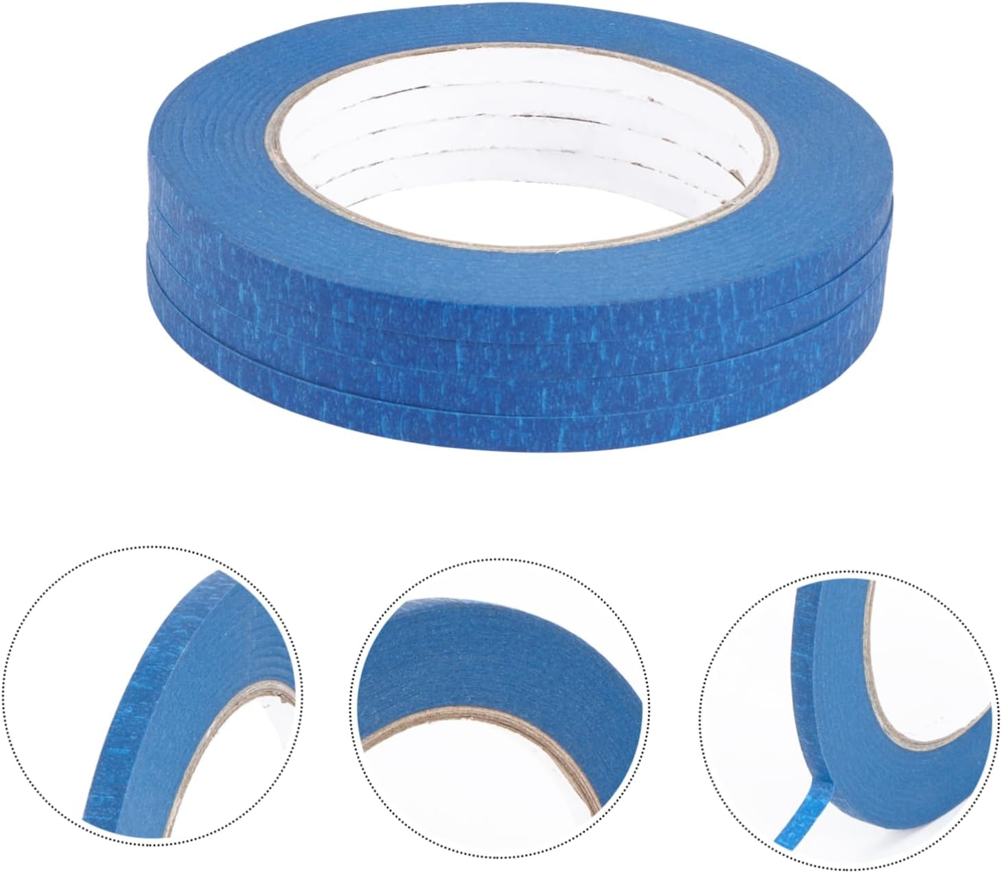 CHILDWEET 4Pcs Heat-Resistant Tape Paper for Car Tape Adhesive Paper Needs Use as Important Summer Supplies for Car Auto Indoor Projects Blue Material image number 6