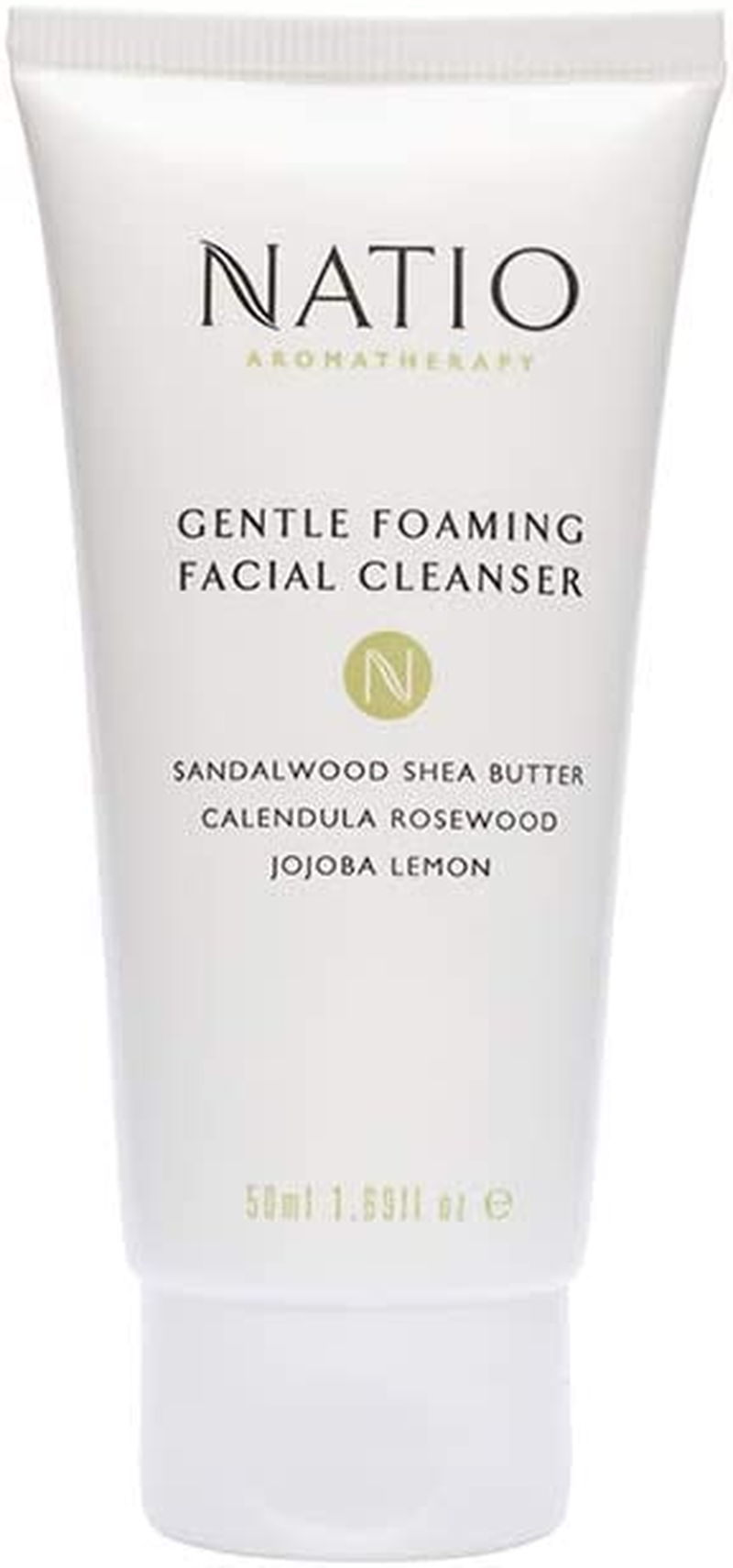Natio Australia Aromatherapy Gentle Foaming Facial Cleanser 100G - Low Foaming Hydrating Face Wash for All Skin Types - Aloe Vera, Squalane, Benzoin - Made in Australia image number 1