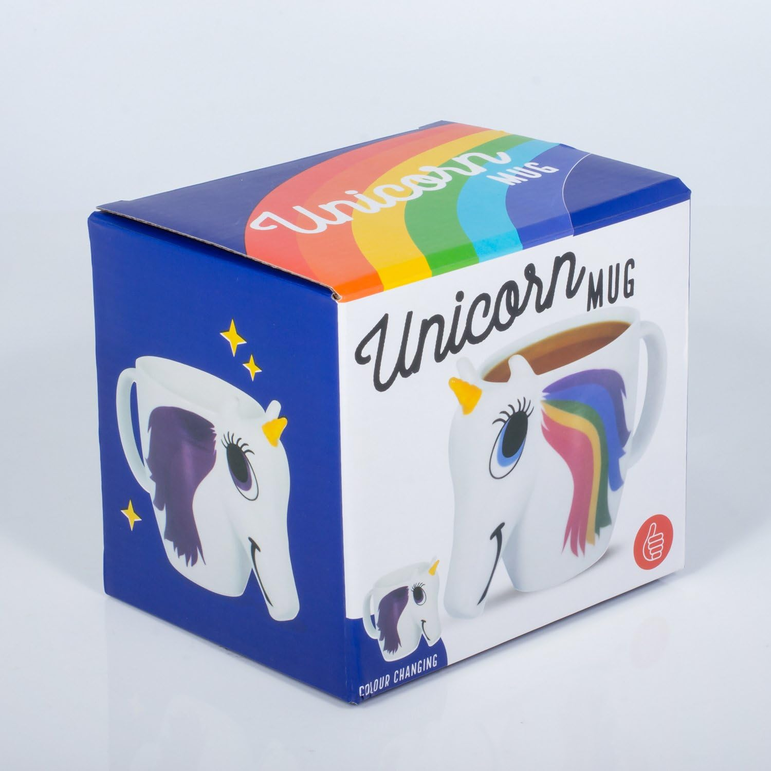 Thumbs up PANMUG Panda Mug Unicorn Morph 6 In. Multicolor