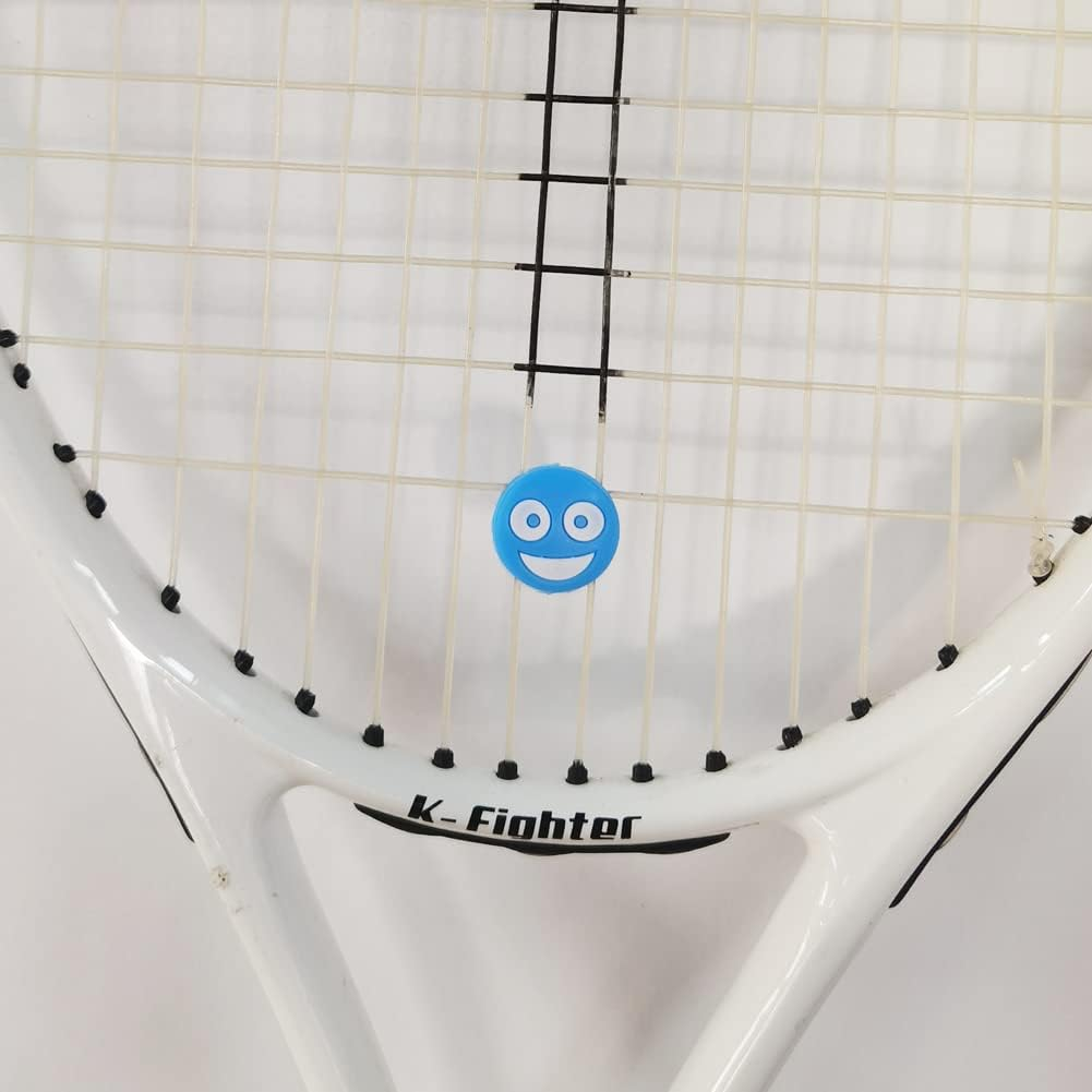 Gloperti Tennis Vibration Dampener-Set of 12-Shock Absorber for Tennis Strings,Premium-Durable & Long-Lasting Different Design on Both Sides image number 4