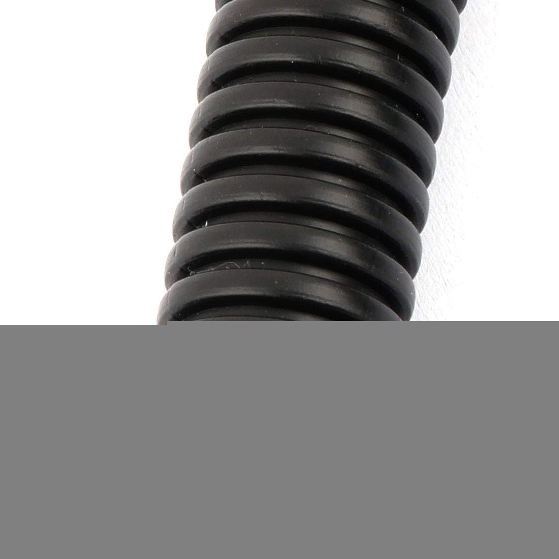 Aexit Corrugated (Electrical Equipment) Cable Conduit Tube Pipe 15.8Mm X 15Mm Dia 35.4Ft (17Ry631Qf670) Long Black