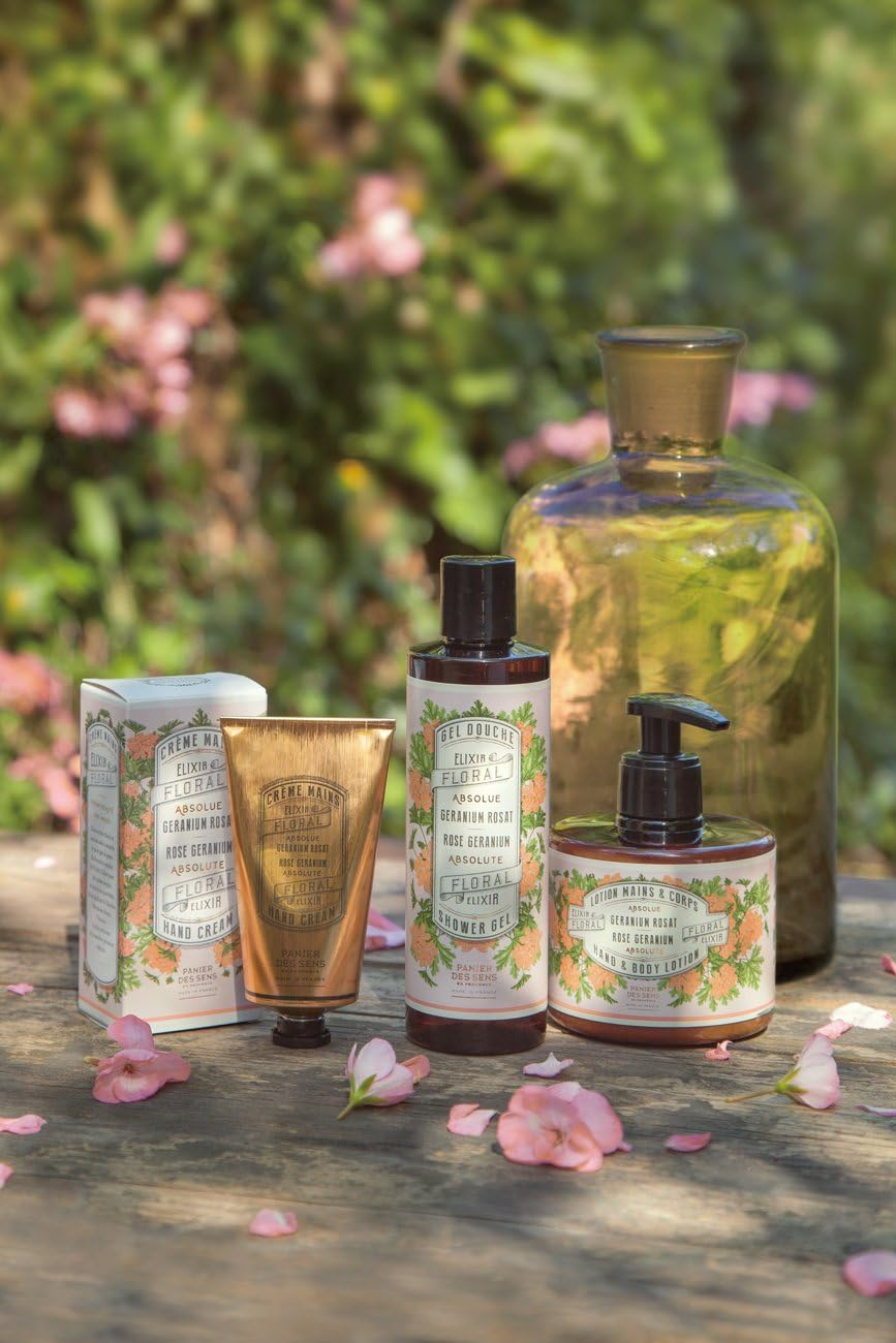 Panierdessens Hand Cream, 2.5 Fl Oz (75 Ml), Rose Geranium (France, Moisturizing, Boxed), Present, Gift, for Women, Men, Popular, Thank You, Return, Farewell, Birthday, Mother'S Day image number 3