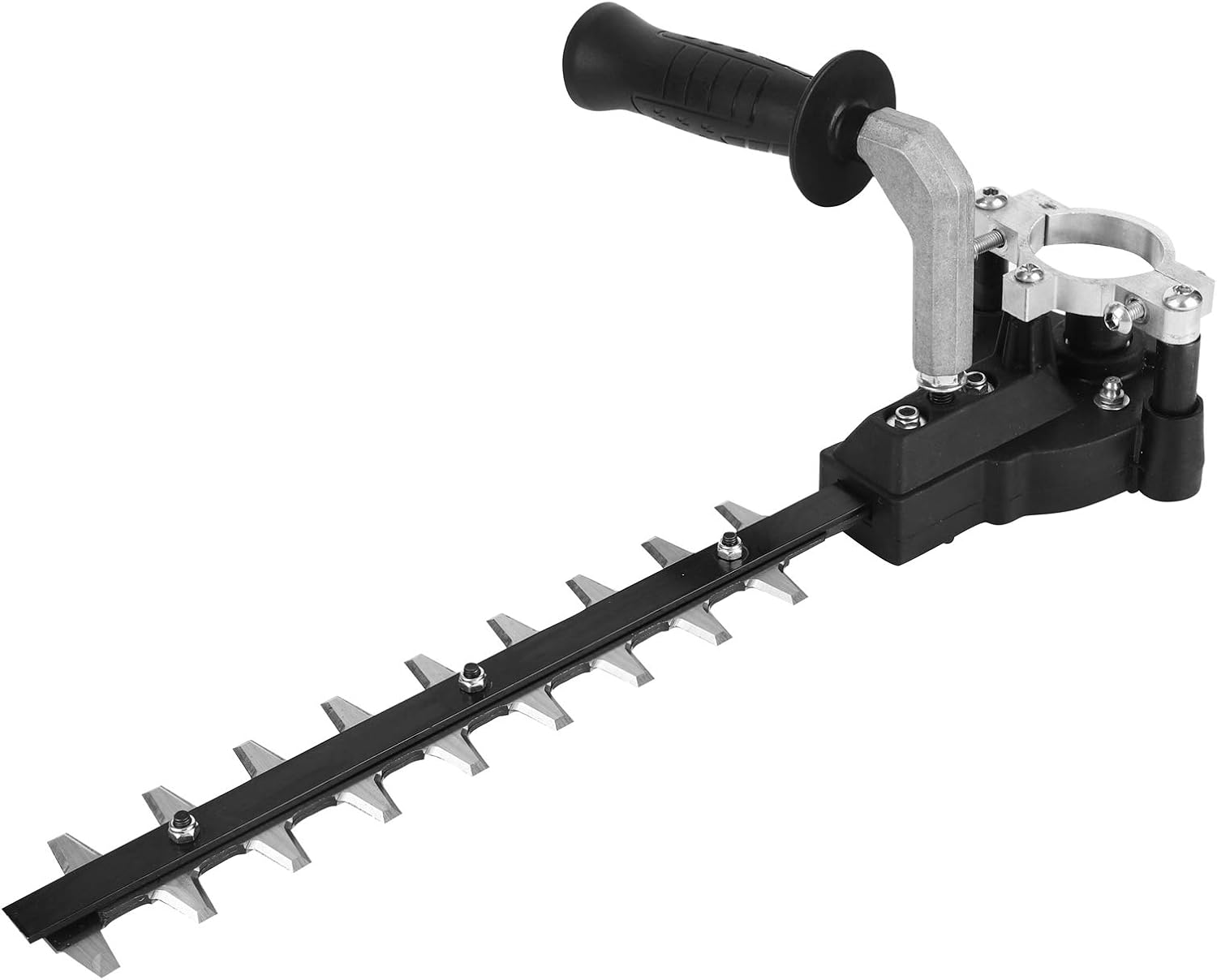 Hedge Trimmer Attachment, 9 Teeth Blade Hedge Trimmer Attachment Angle Grinder Outdoor Lawn Care Power Equipment Hedge Trimmer Working Head image number 1