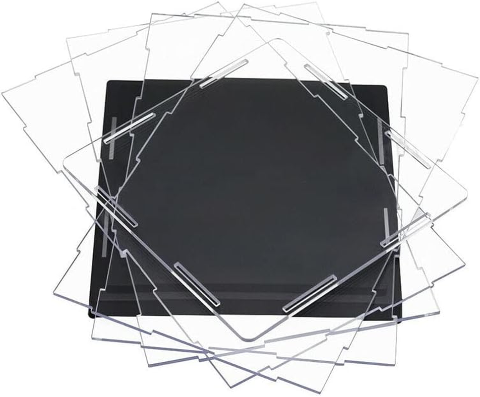 Acrylic Display Case Clear Box Dustproof Large Self-Install Cars Trucks 40Cmh, Self-Assembly, Perfect for Cars, Trucks, Collectibles, Action Figures, 1/24 Diecast Models image number 6