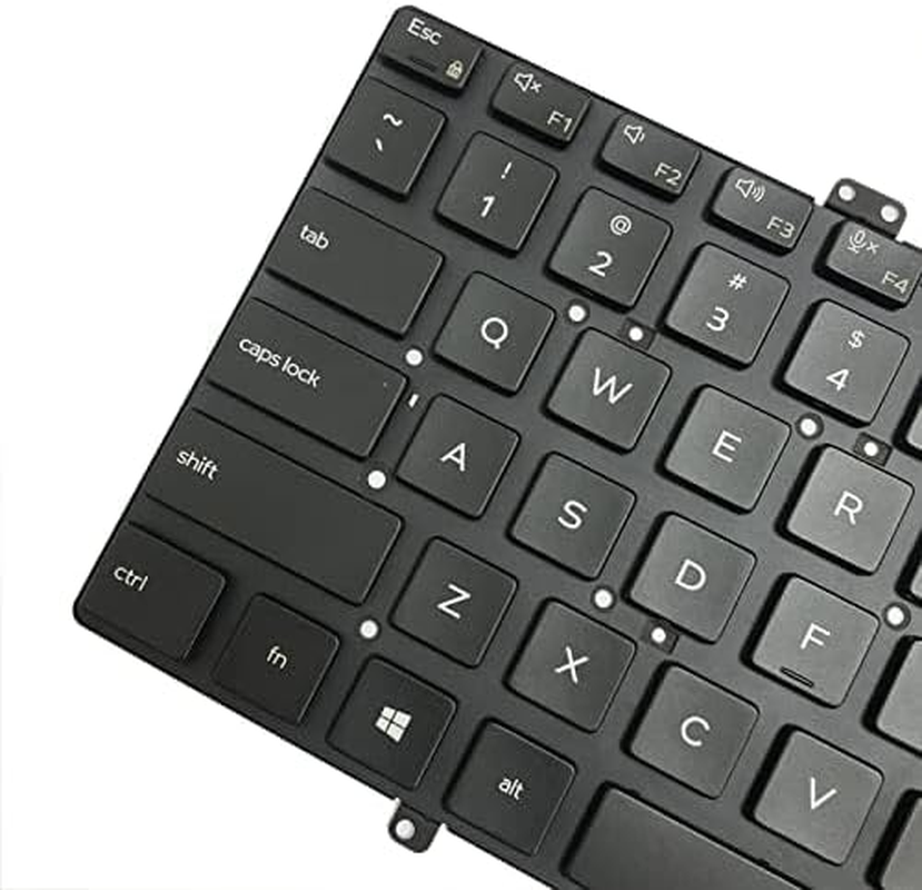 Zahara Keyboard with Backlit US Replacement for Dell Latitude 7400 3400 5400 7410 5401 5411 RN86F 0RN86F NOT Fit for Latitude 7400 2-In-1 (Black) image number 3