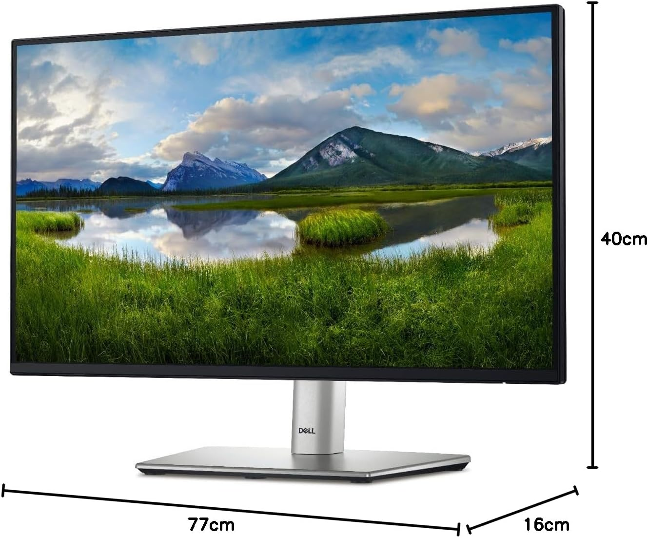 DELL Touch Monitor P2424HT LCD, 23.8 Inches, Full HD, 60Hz, IPS, Black/Silver, HDMI, DP image number 4