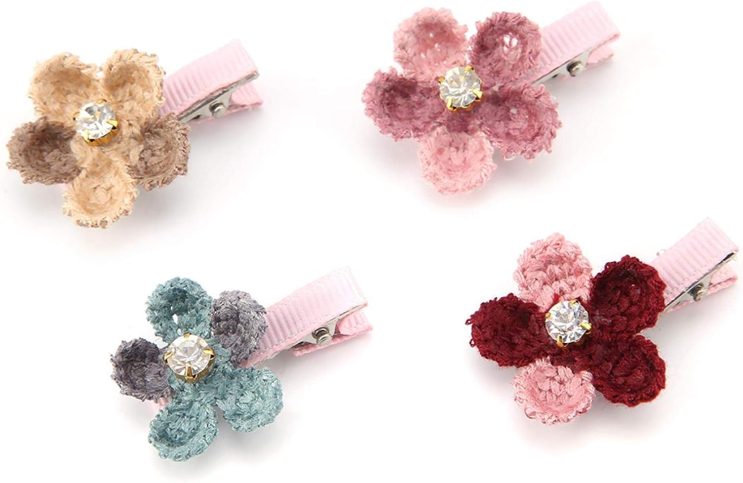 EVTSCAN 10/Lot Hair Accessories for Pets Puppy Dog Cat Grooming Floral Hairpins Hairs Clips image number 6