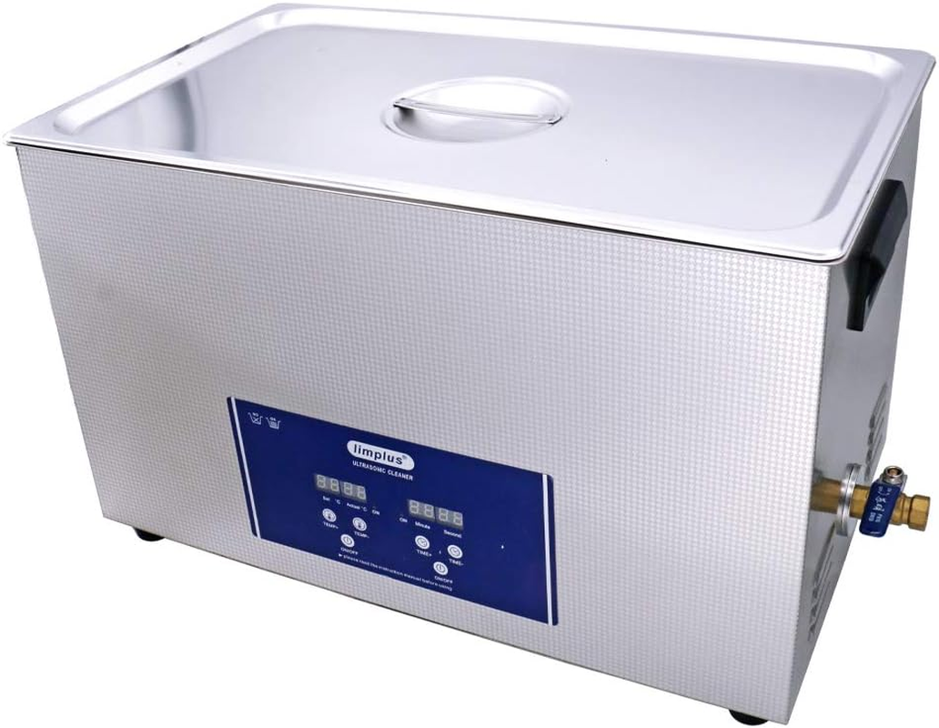 Limplus 30Liter Ultra Sonic Cleaner 600W Ultra Power 10Pcs Transducers with Free Basket image number 4