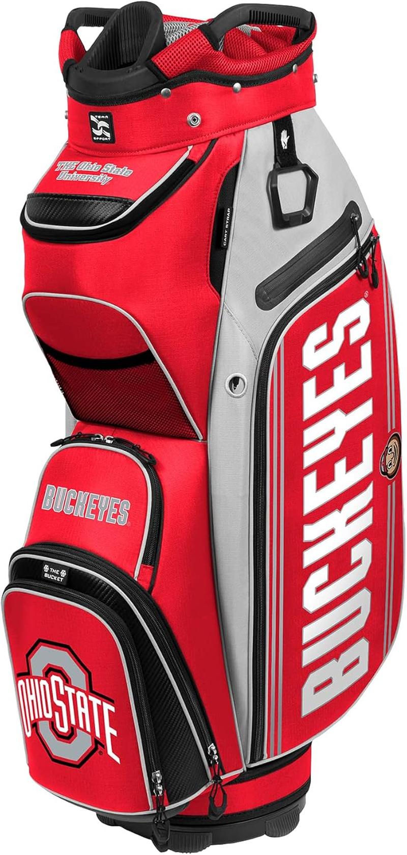 Team Effort NCAA the Bucket III Cooler Cart Golf Bag image number 6