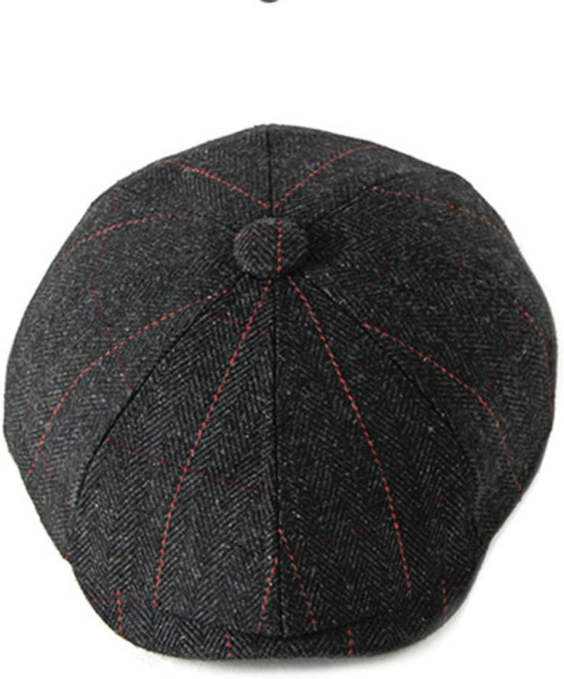 FREEBIRD99 Newsboy Herringbone Ivy Irish Flat Cap Paperboy Cabbie Gatsby Hat image number 4