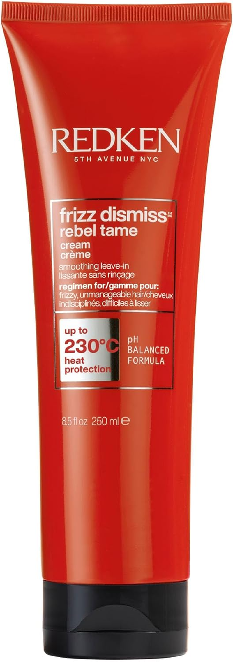 REDKEN Frizz Dismiss Rebel Tame, Heat Protection Smoothing Cream, Babassu Oil, 250 Ml image number 4