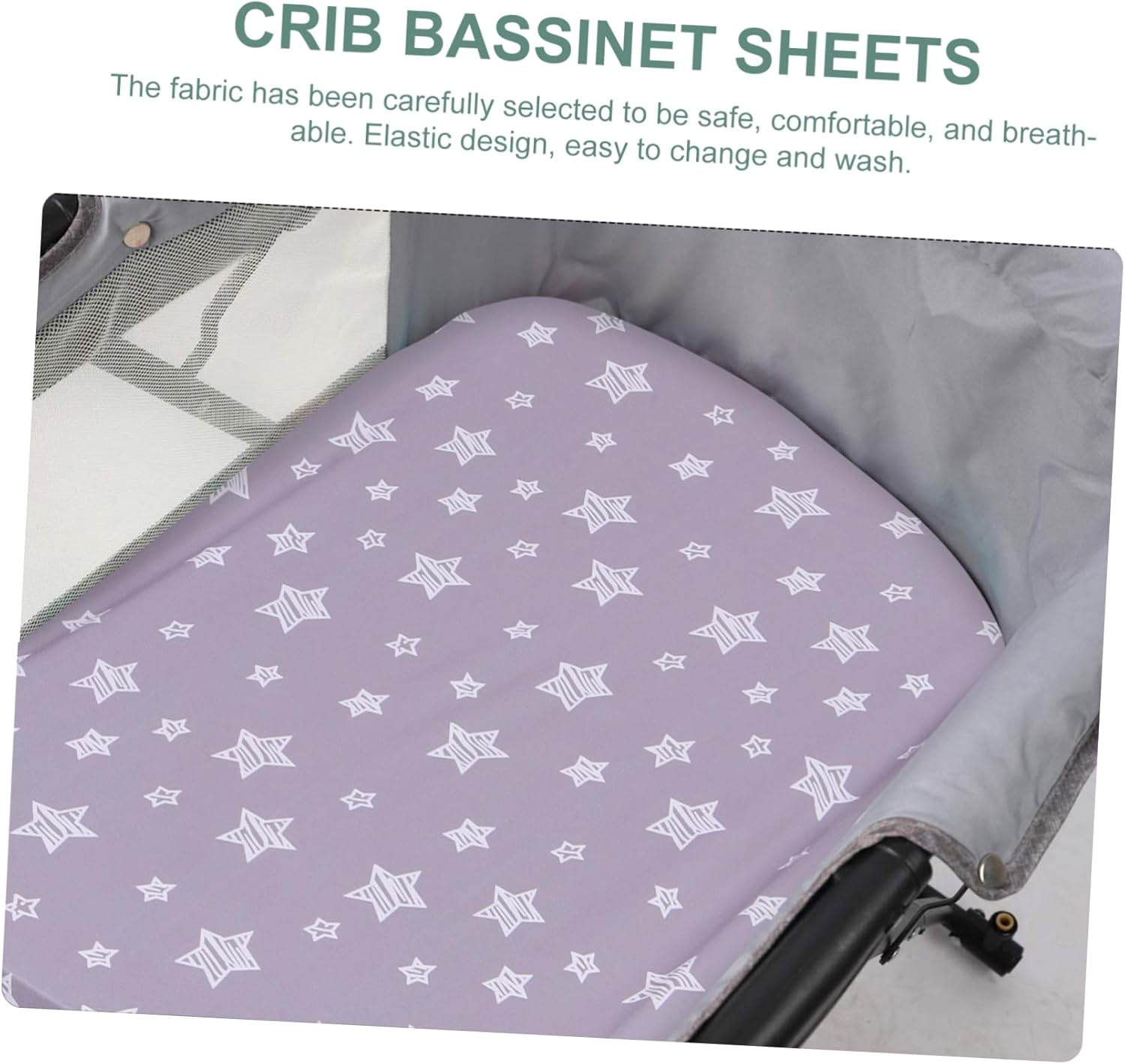 Generic Care Table Cover Changing Pad Cover Changing Table Portable Change Pad Bedding Station Changing Pad Cot &ndash; Tablecloth Boys Topper Decor Grey Sponge image number 5