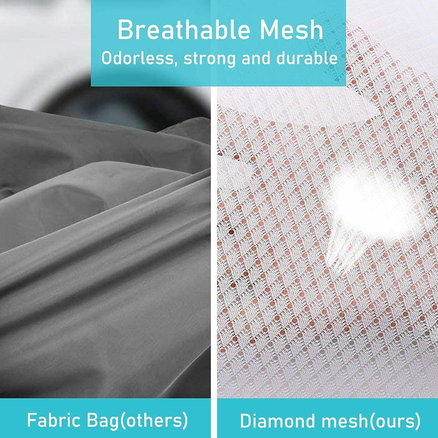 Delicates Wash Bag Laundry Lingerie Bra Washing Pack Set Clothes Case 2Pcs (M) image number 6