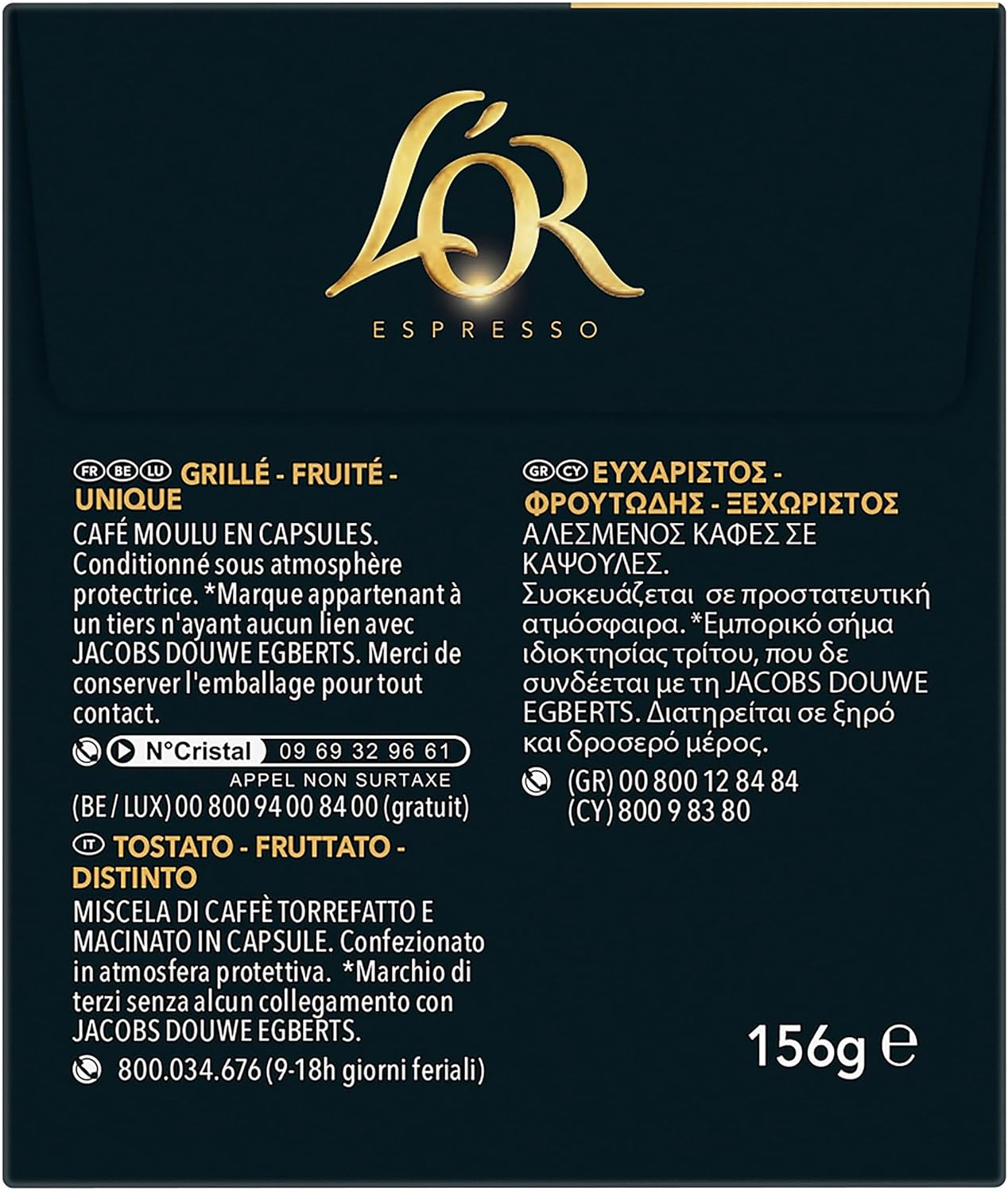 L'OR Espresso Lungo Profoundo 30Pk X5